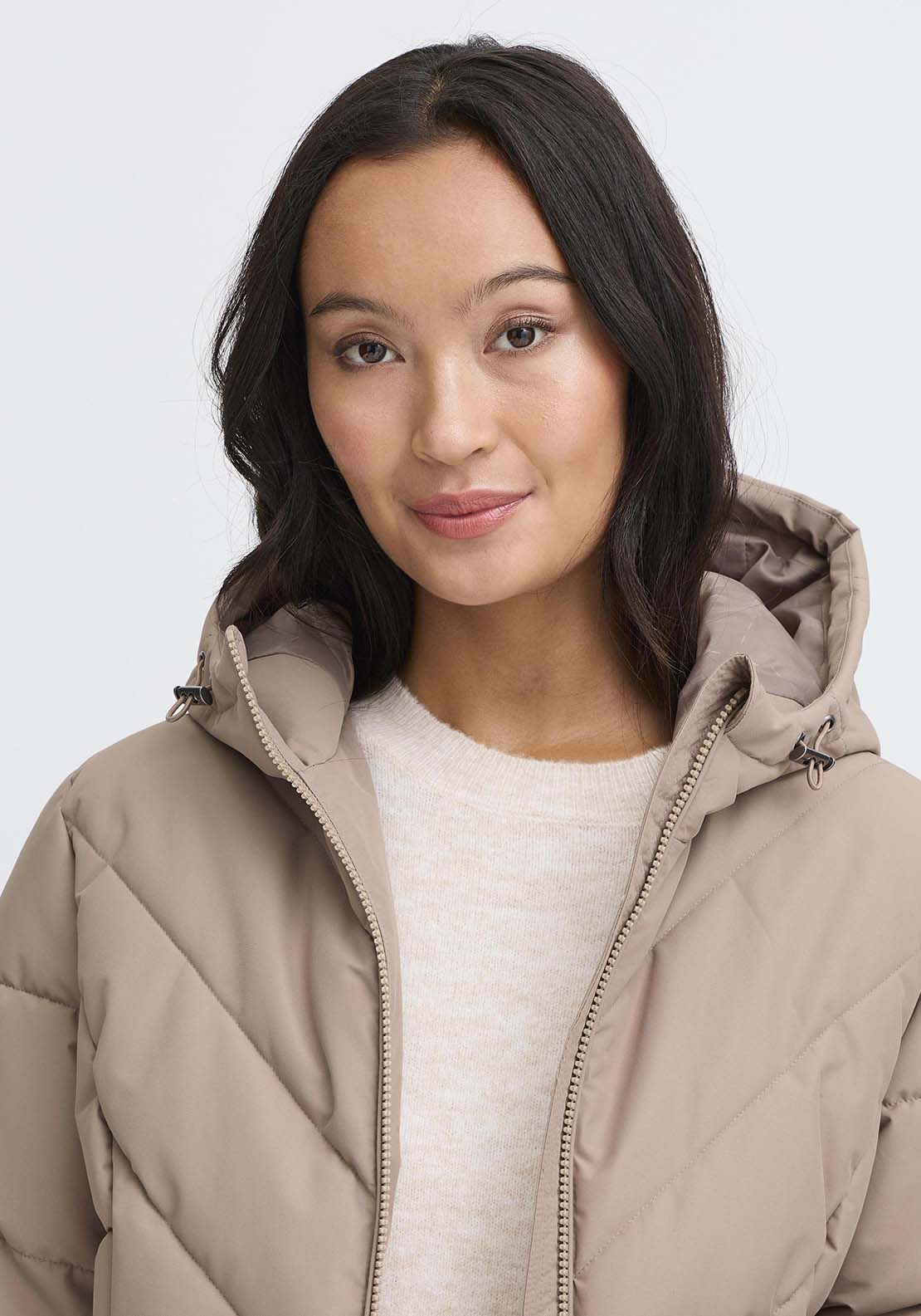 Fransa Jacket - Desert Taupe 3 Shaws Department Stores