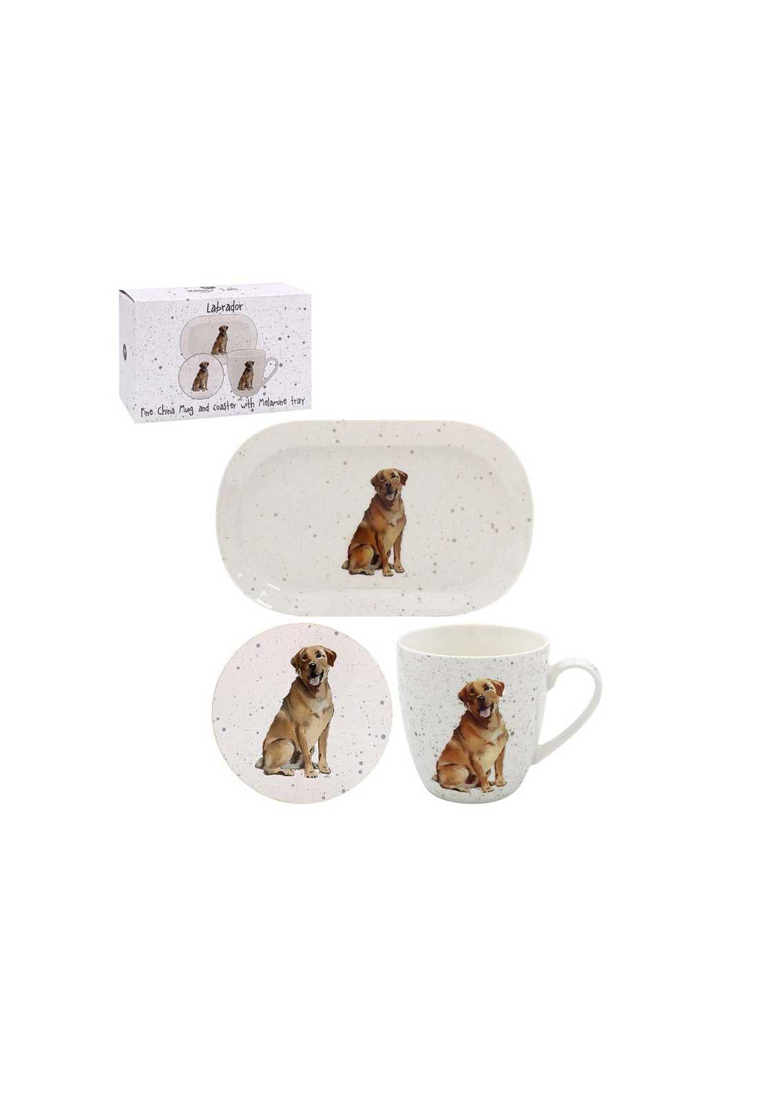 The Home Collection Mug Coaster And Tray - Golden Labrador 1 Shaws Department Stores