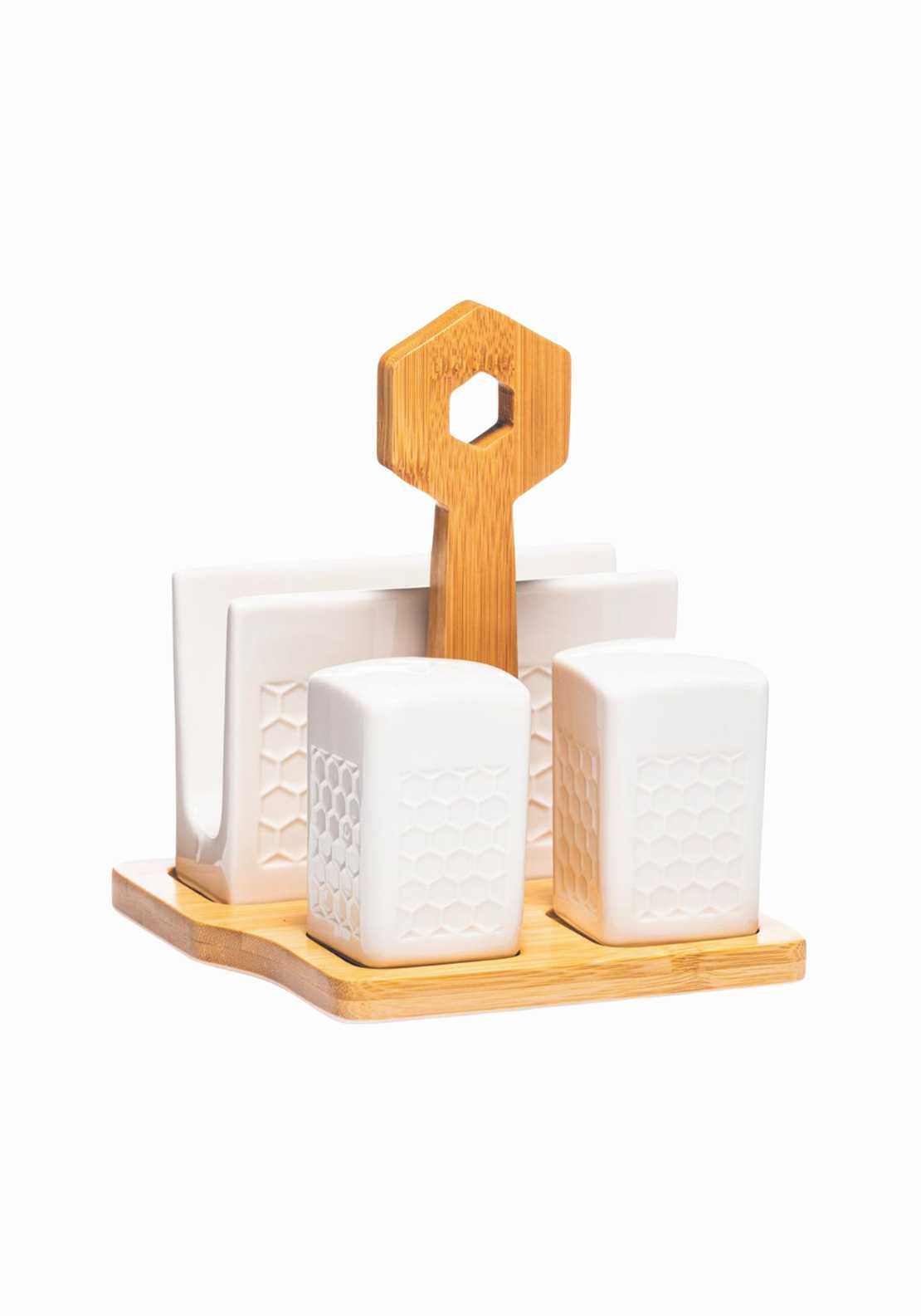 Newgrange Living Honeycomb Ceramic 3Pce Napkin Set 1 Shaws Department Stores