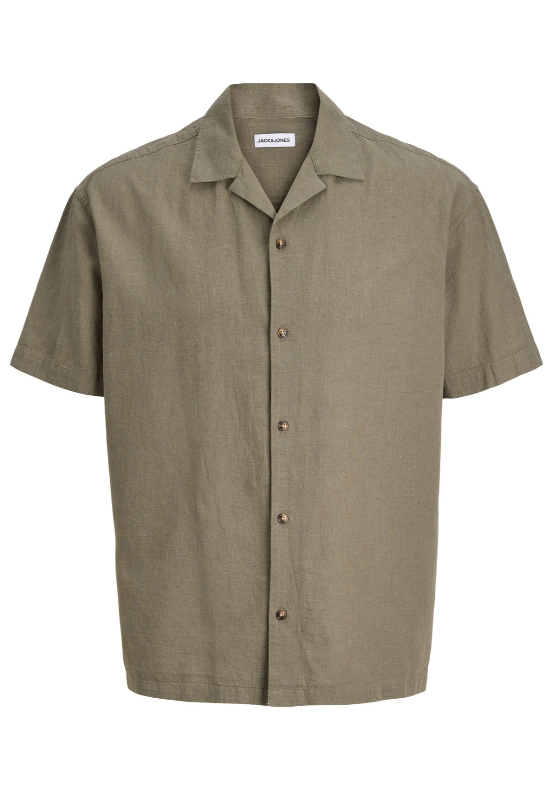 Jack & Jones Loose Fit Resort Shirt - Green 6 Shaws Department Stores