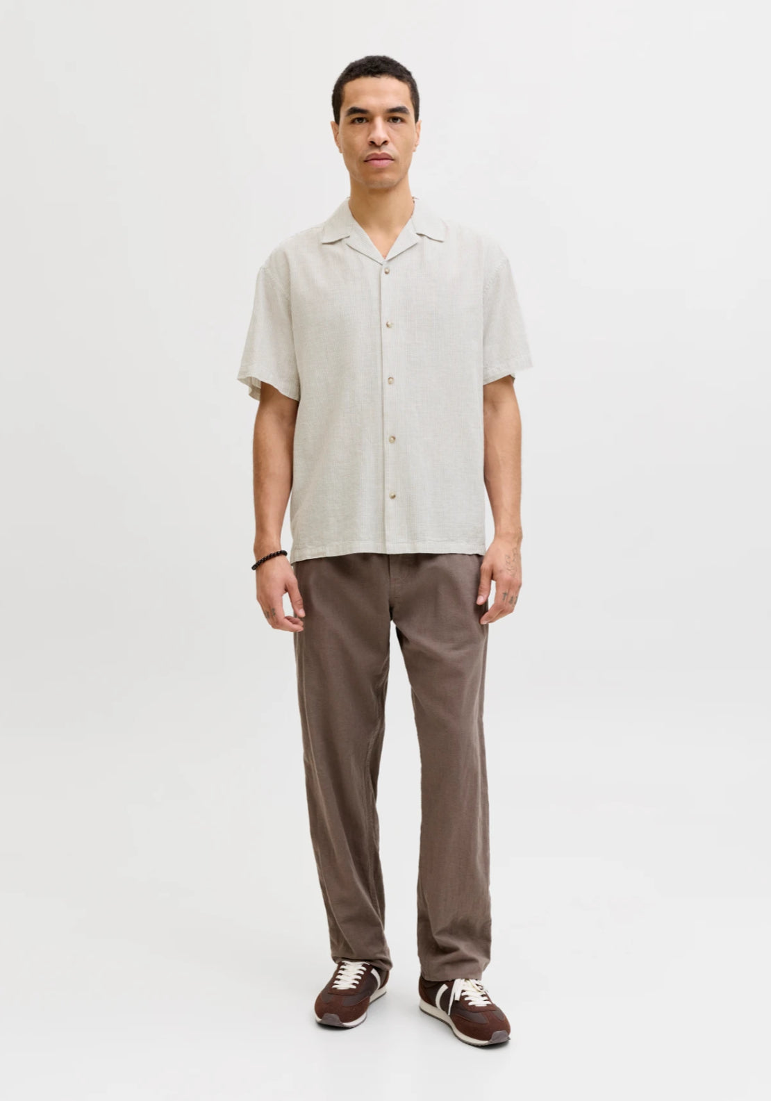 Jack & Jones Loose Fit Resort Shirt - Crockery 6 Shaws Department Stores