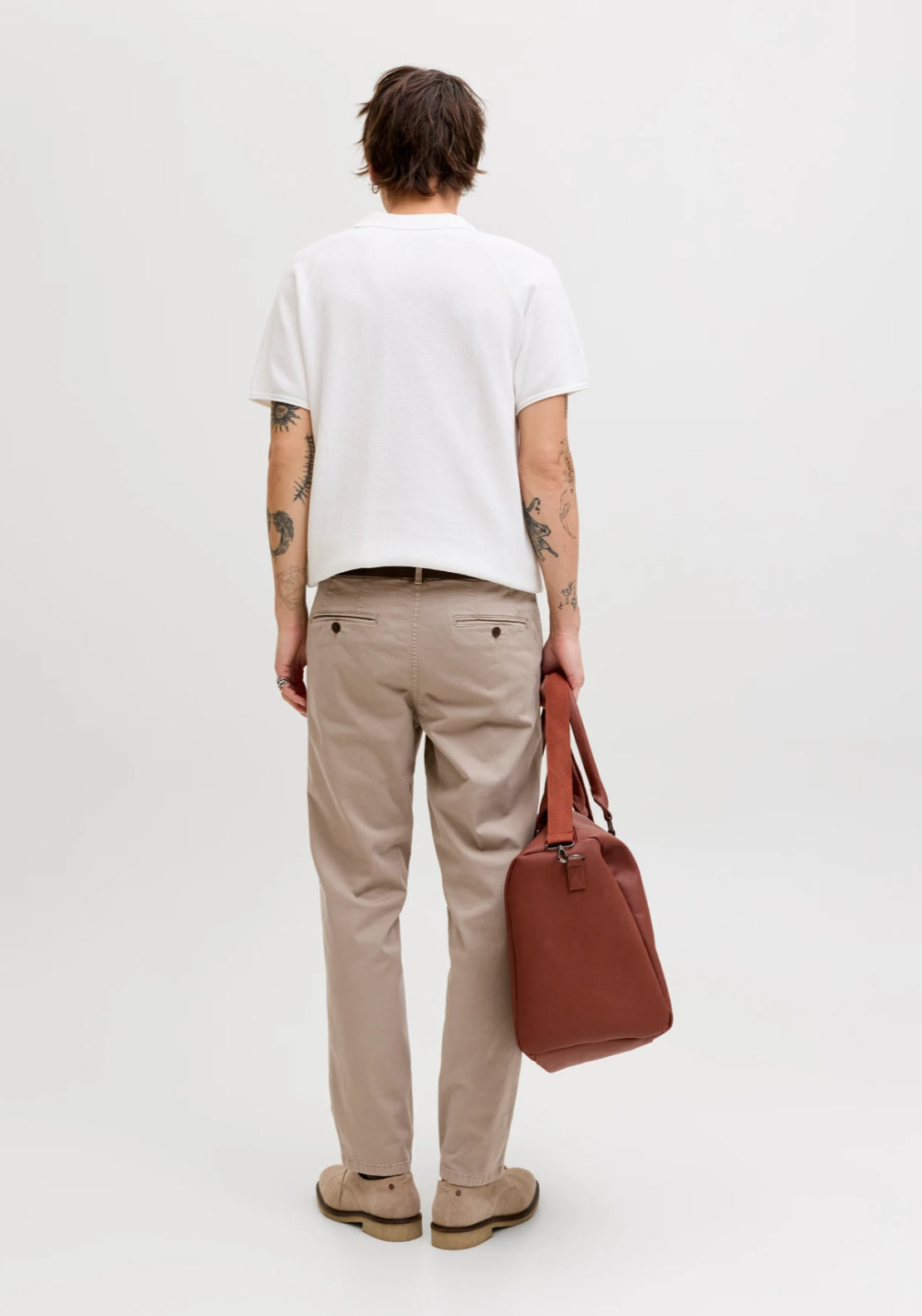 Jack & Jones Regular Fit Timeless Chinos - Lemon Pepper 2 Shaws Department Stores