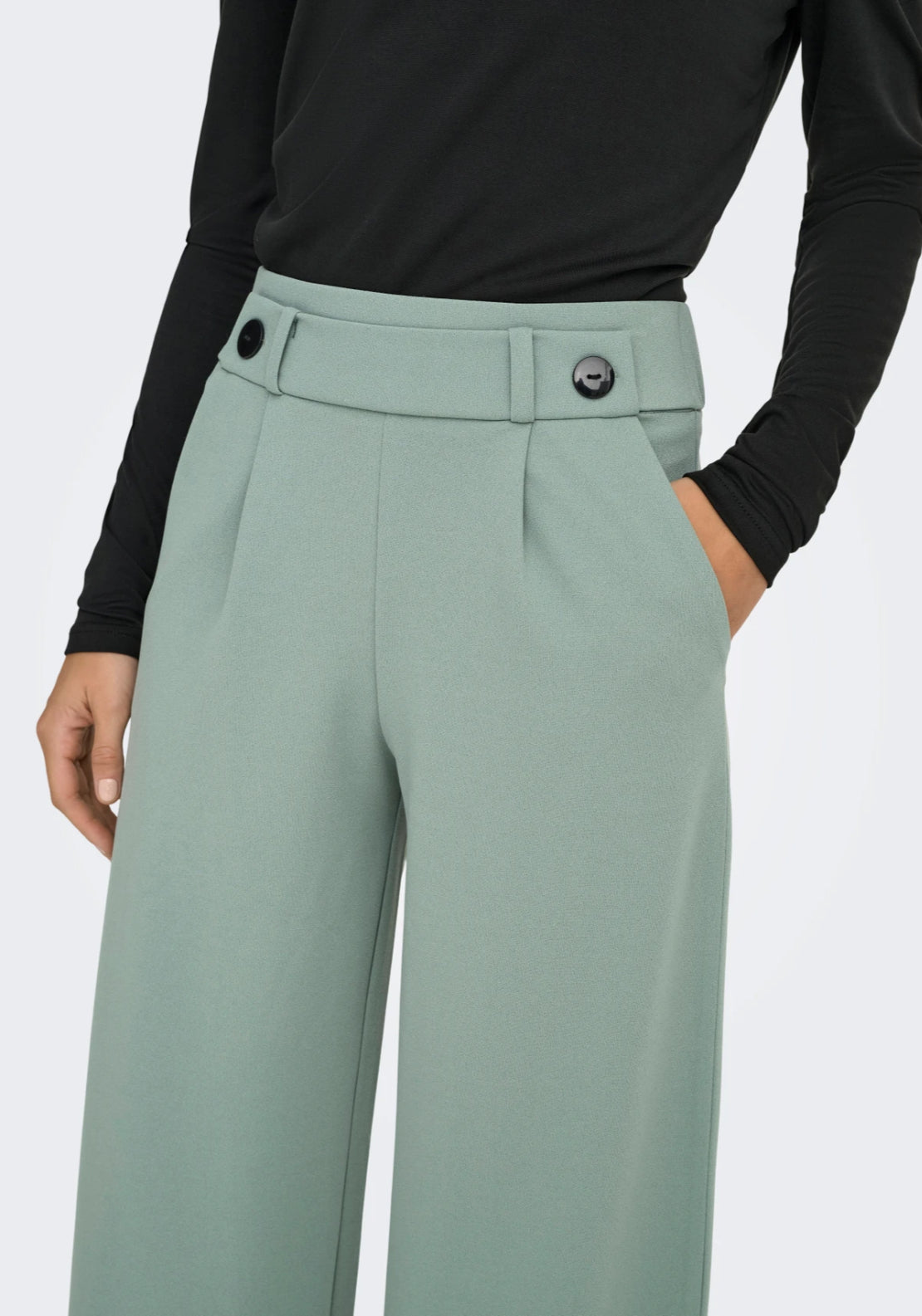 Jdy Geggo Wide Pant - Green 3 Shaws Department Stores