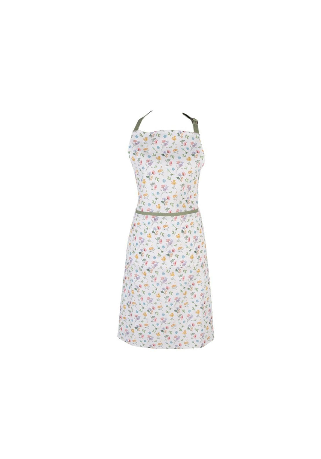 Clayre & Eef Cotton Floral Kitchen Apron - Multi 1 Shaws Department Stores