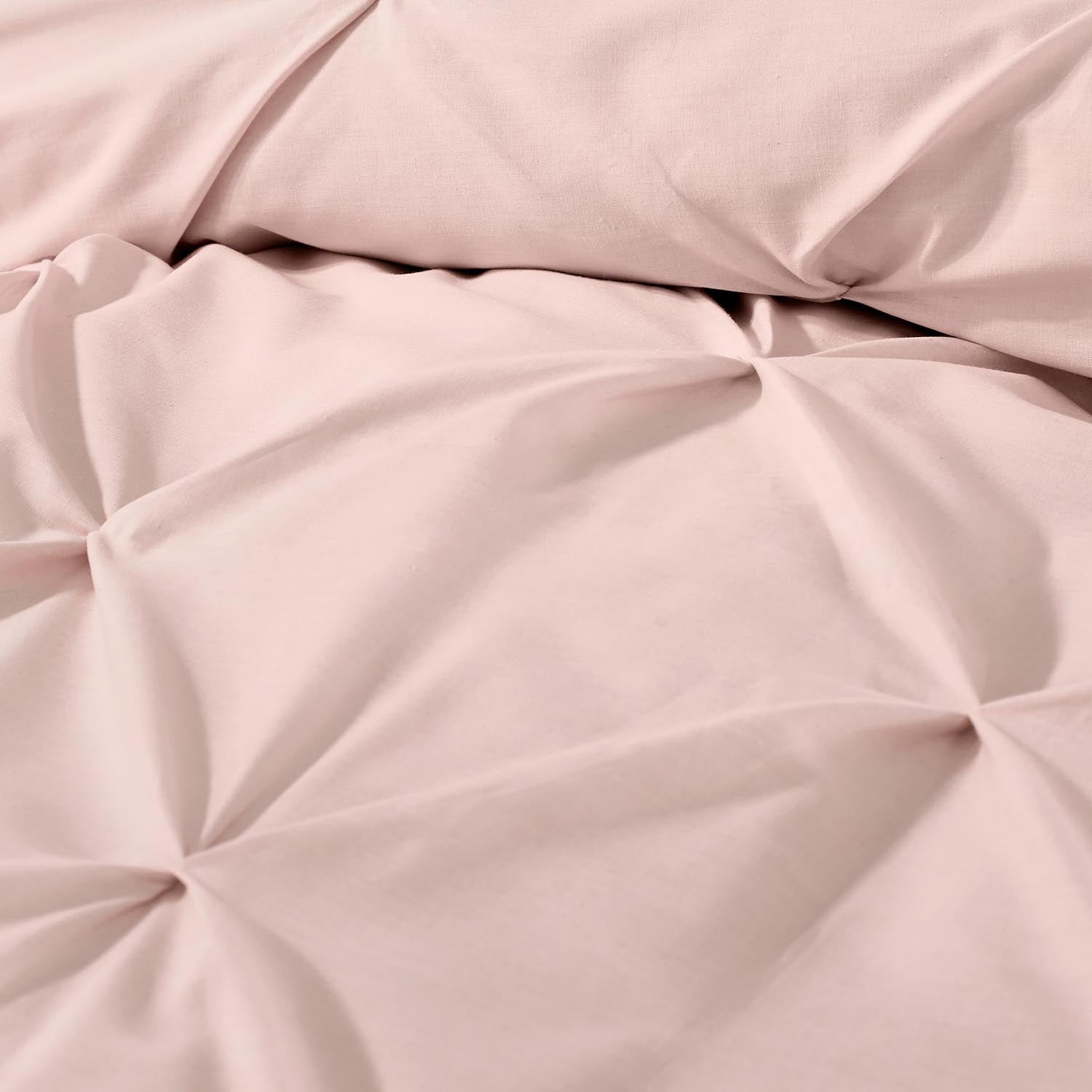 The Home Luxury Collection Lorna Lorna Duvet Cover Set - Blush 3 Shaws Department Stores