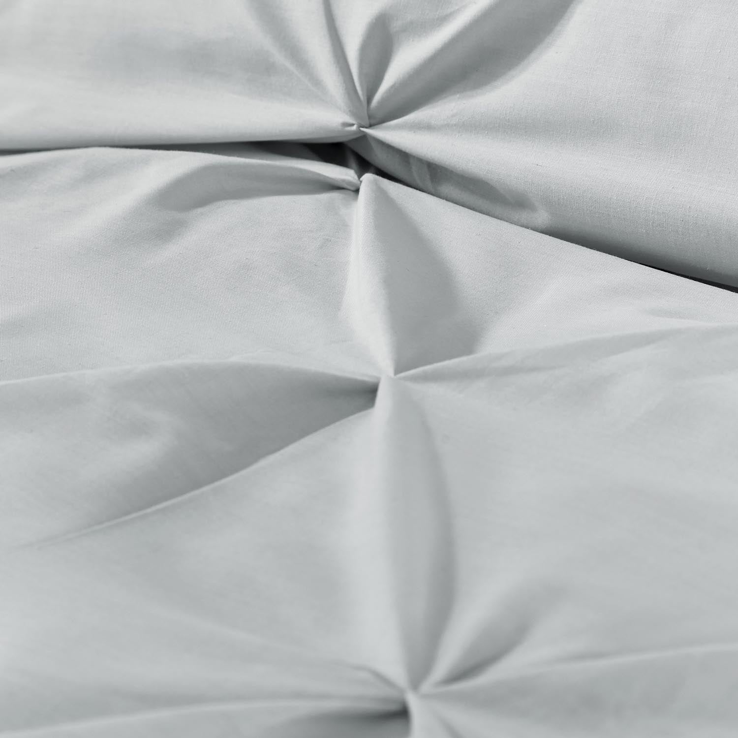 The Home Luxury Collection Lorna Lorna Duvet Cover Set - Silver 3 Shaws Department Stores