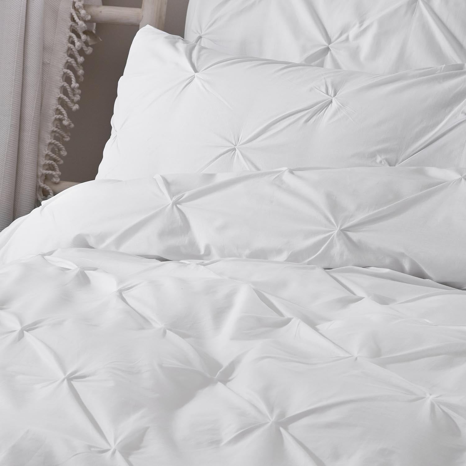 The Home Luxury Collection Lorna Lorna Duvet Cover Set - White 2 Shaws Department Stores