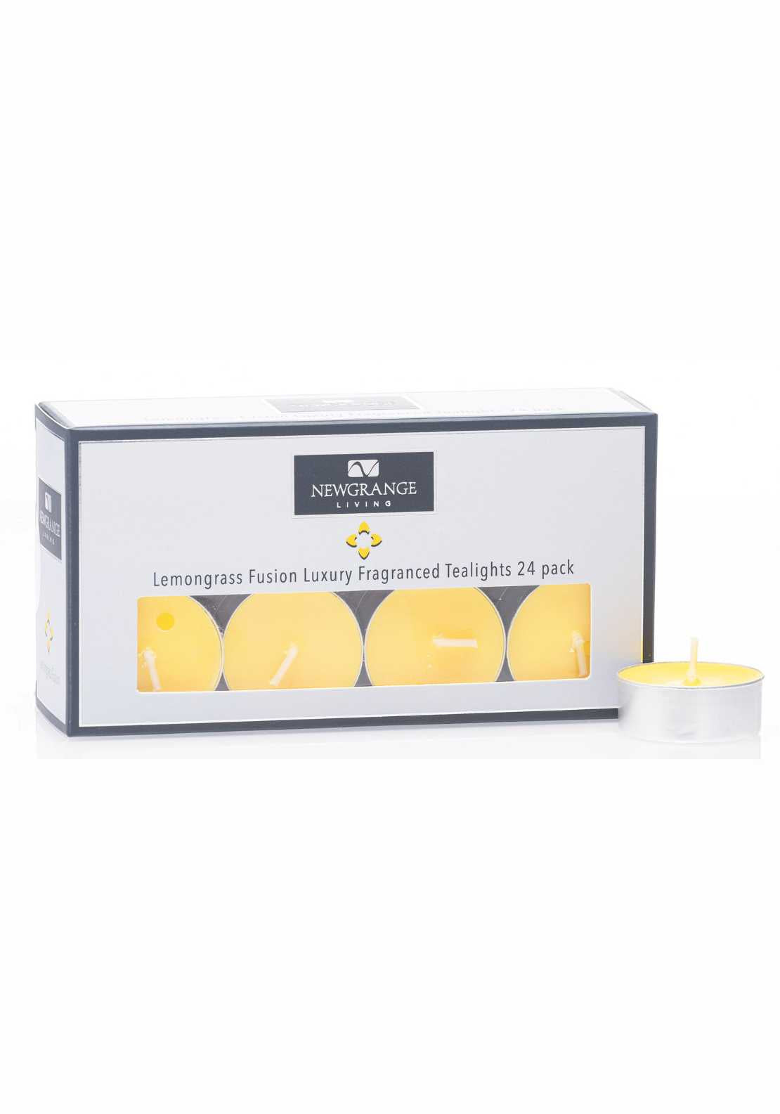 Newgrange Living Lemongrass Fusion Scented T-Lights 24 Pack 1 Shaws Department Stores