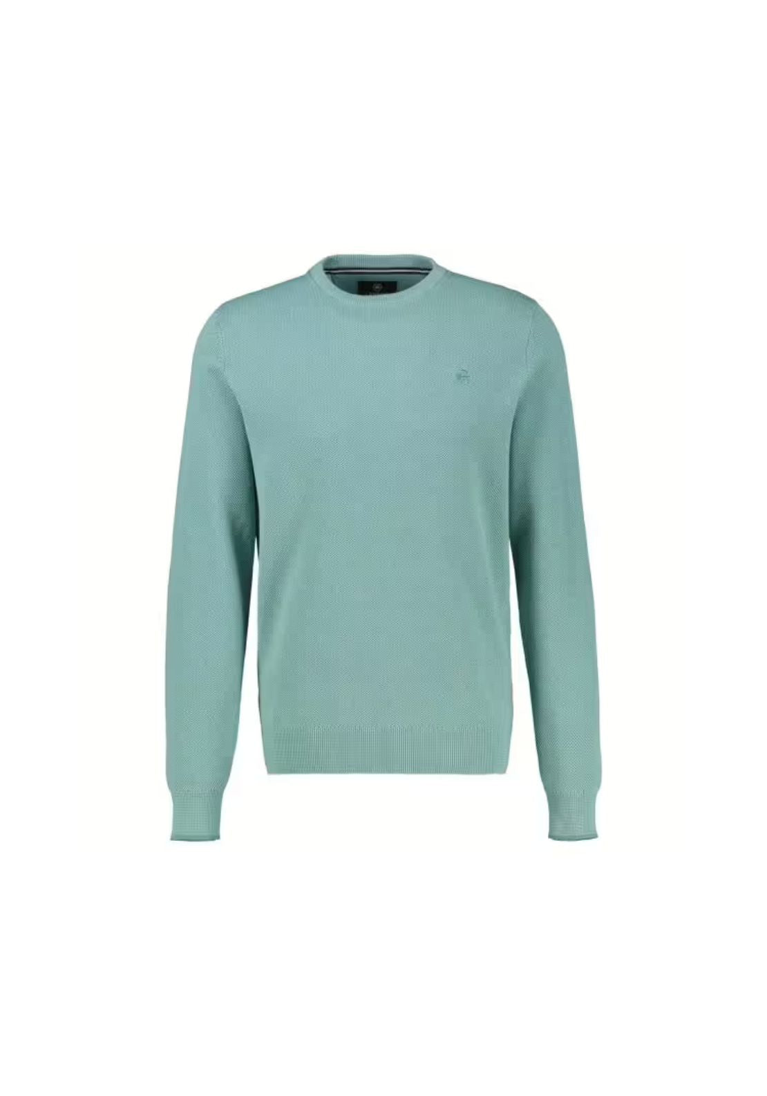 Lerros Crew Neck Knit - Green 3 Shaws Department Stores