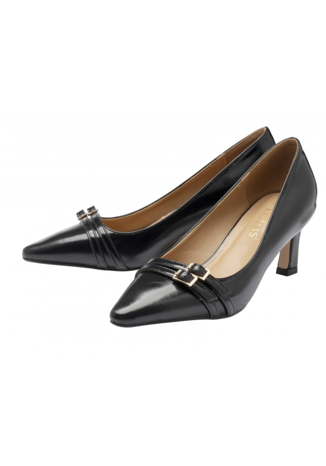 Lotus Annalise Shoe - Black 2 Shaws Department Stores