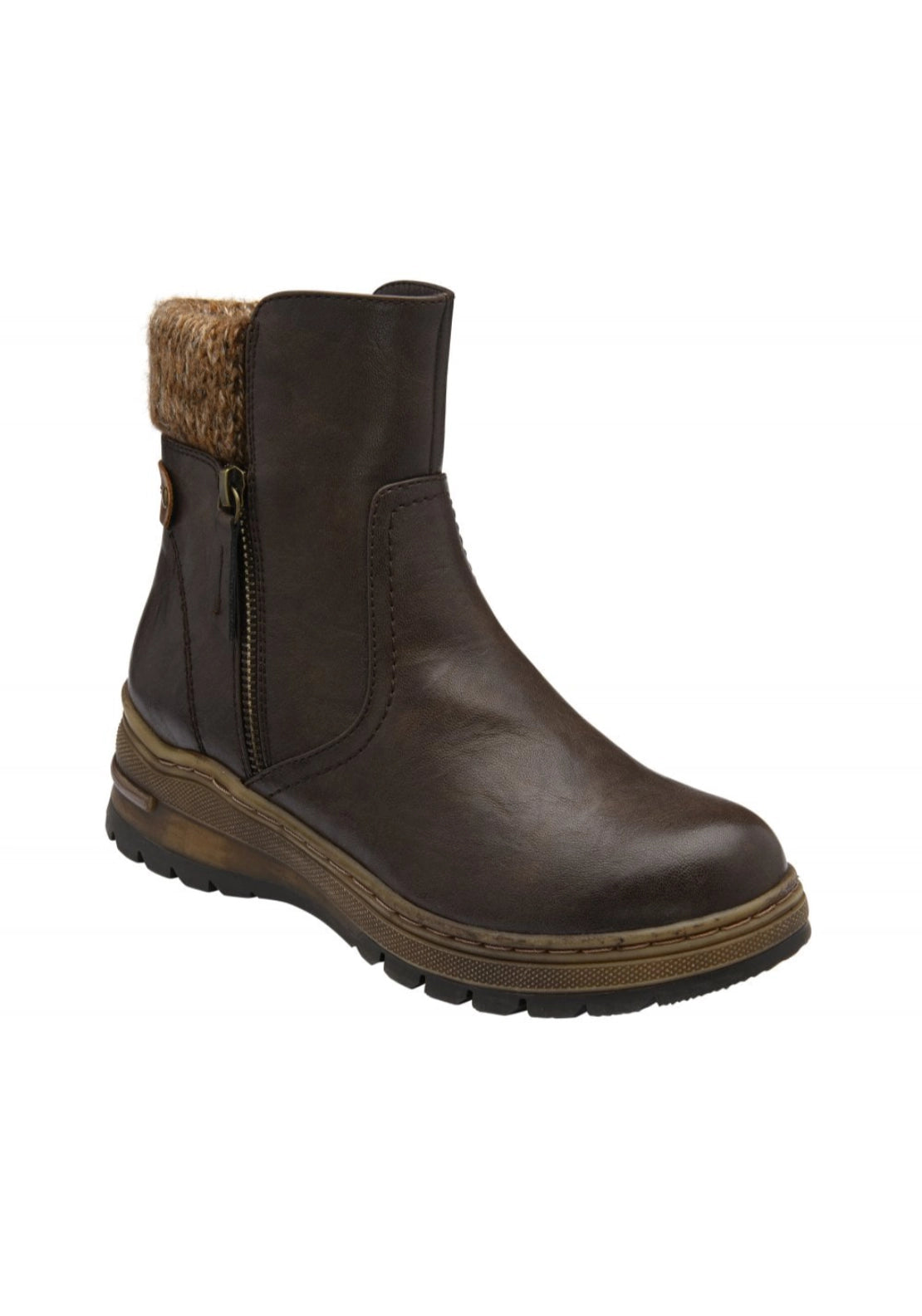 Lotus Gwen Waterproof Boot - Brown 1 Shaws Department Stores
