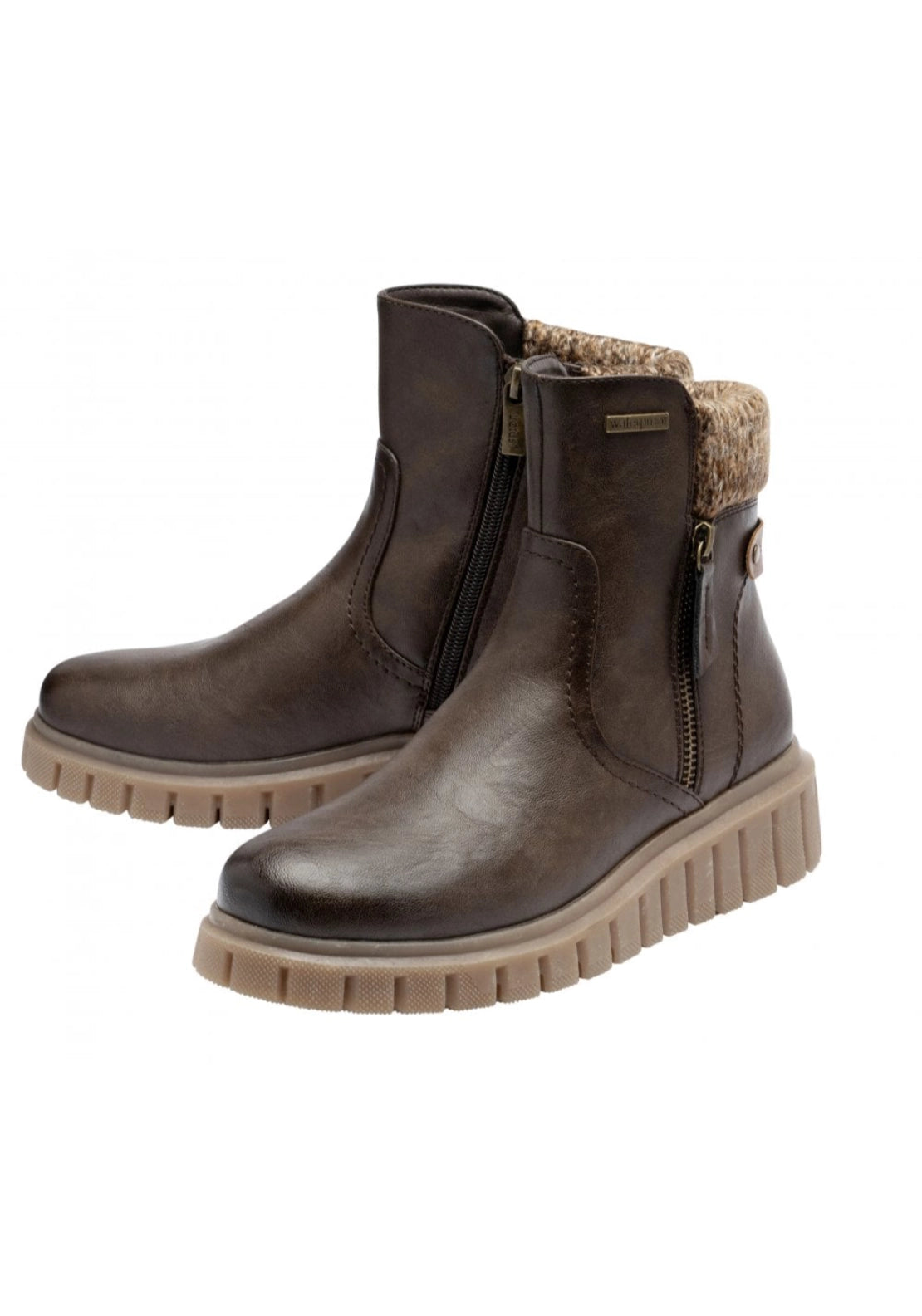Lotus Gwen Waterproof Boot - Brown 2 Shaws Department Stores