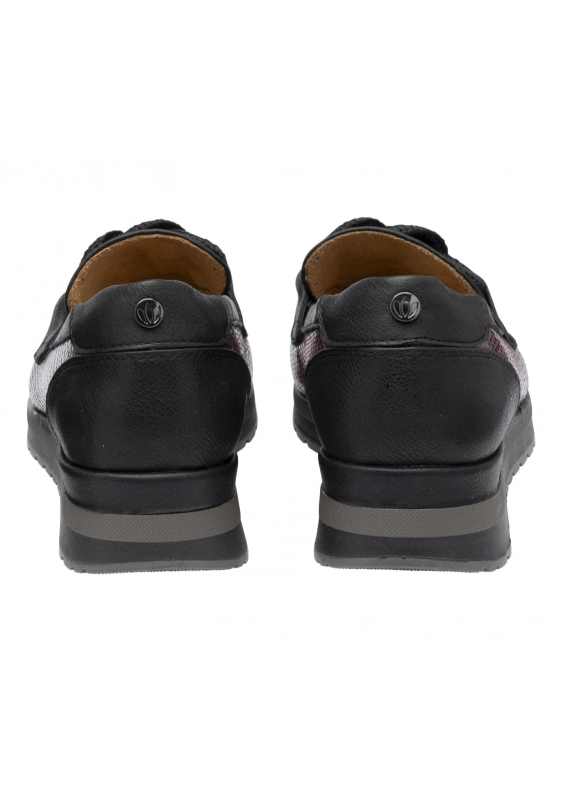 Lotus Maybelle Loafer - Bordo Snake 3 Shaws Department Stores