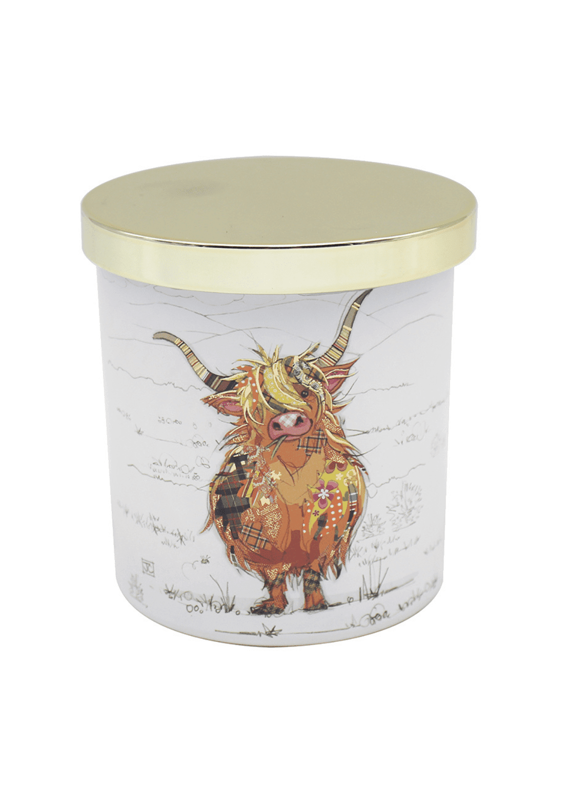The Home Collection Hamish Highland Cow Candle 1 Shaws Department Stores