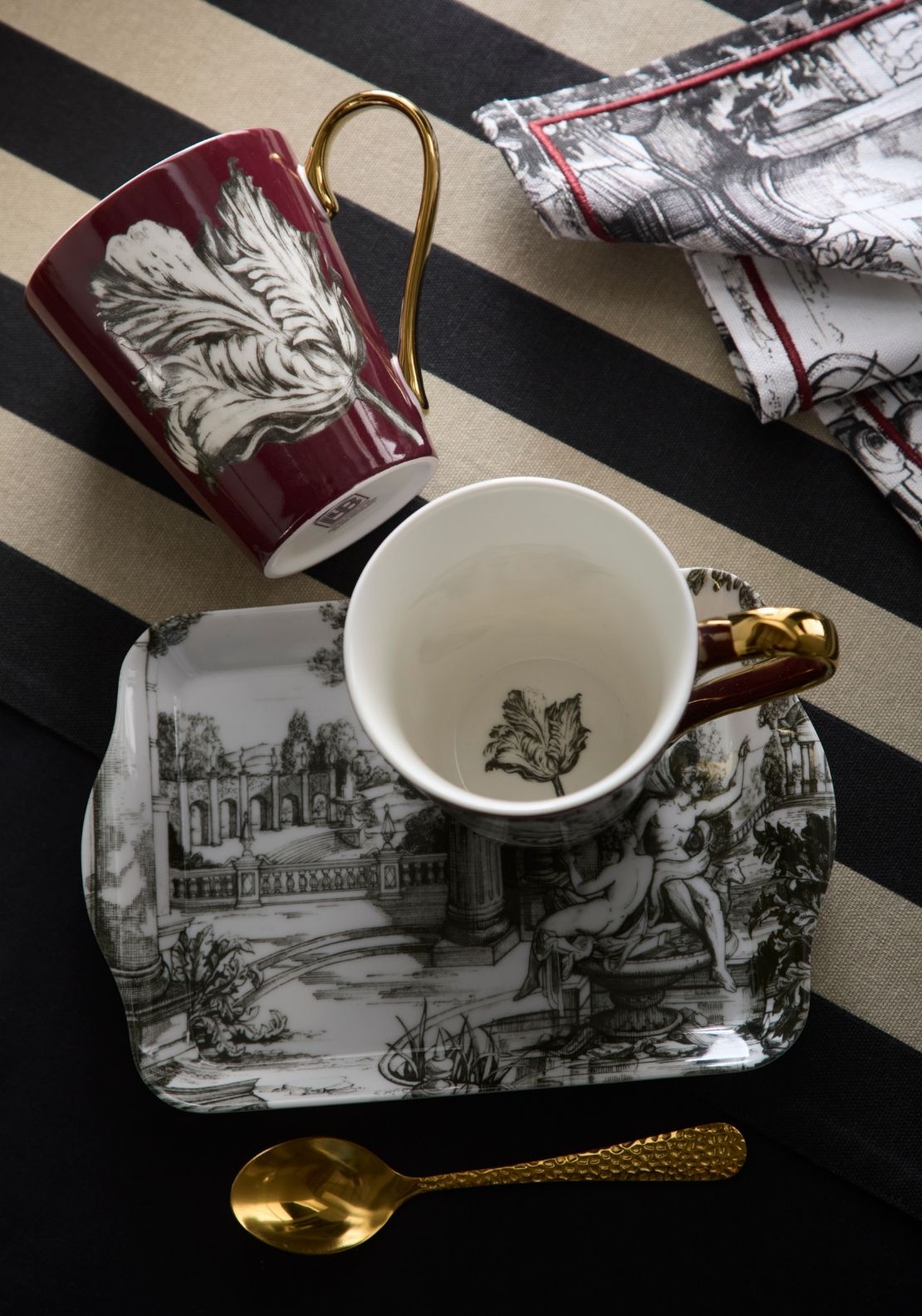 Laurence Llewelyn-bowen Festivo Mug And Tray Set - Multi 1 Shaws Department Stores