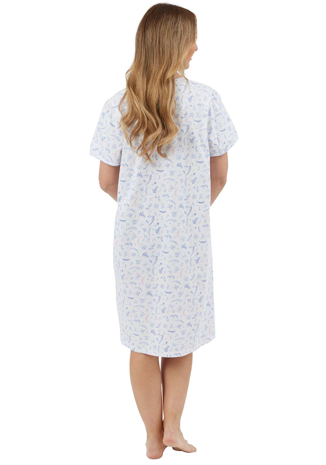 Marlon Harvest Floral Nightdress - Blue 6 Shaws Department Stores