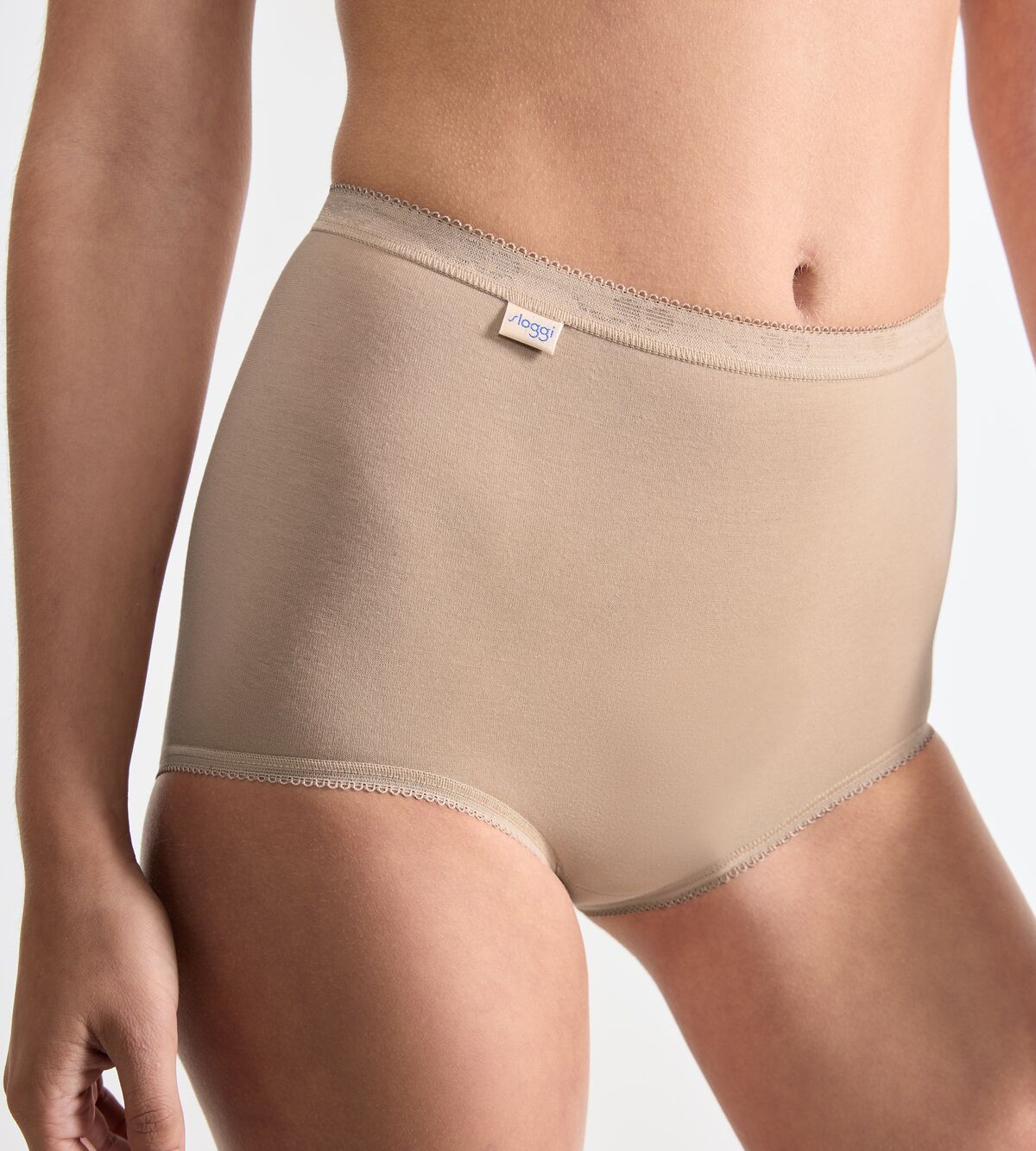 Sloggi Basic+ Maxi 3 Pack - Nude 2 Shaws Department Stores