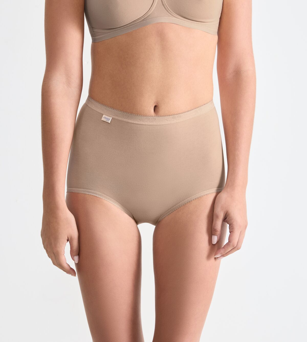 Sloggi Basic+ Maxi 3 Pack - Nude 1 Shaws Department Stores