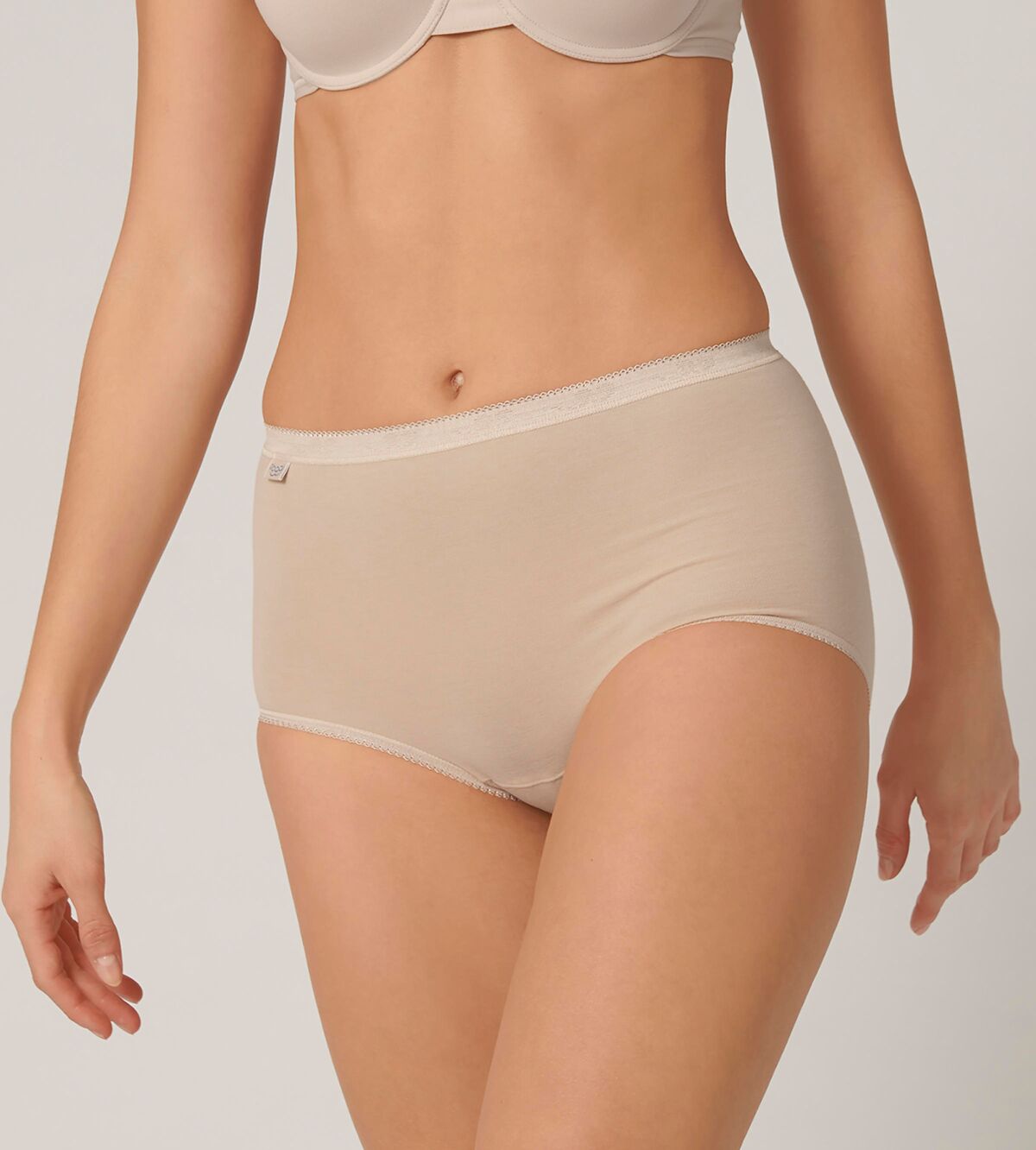 Sloggi Basic Maxi Brief 3 Plus 1 Pack - Nude 4 Shaws Department Stores