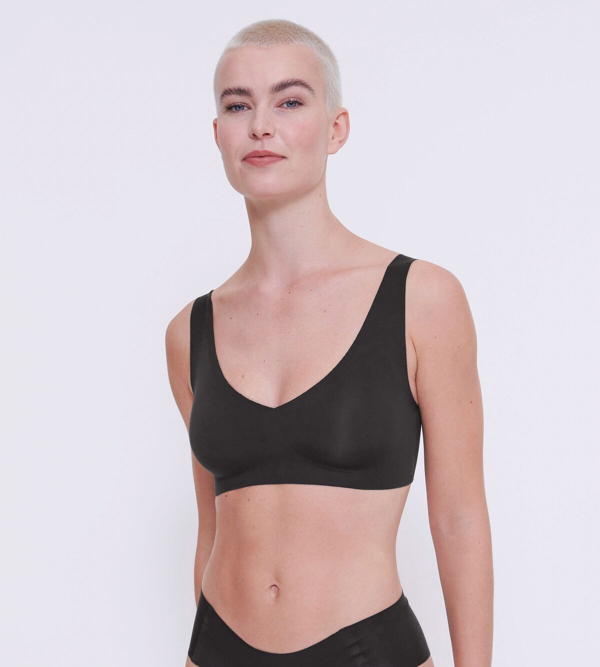 Sloggi Zero Feel Bralette 2.0 - Black 4 Shaws Department Stores