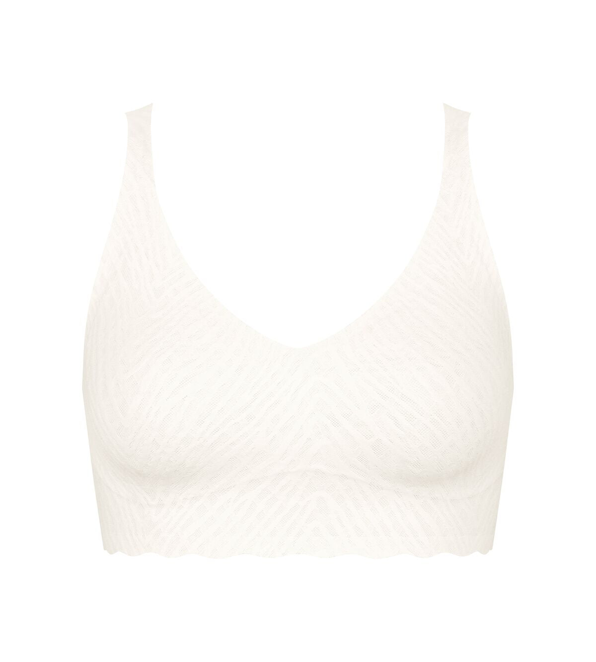 Sloggi Zero feel bliss bralette - White 5 Shaws Department Stores