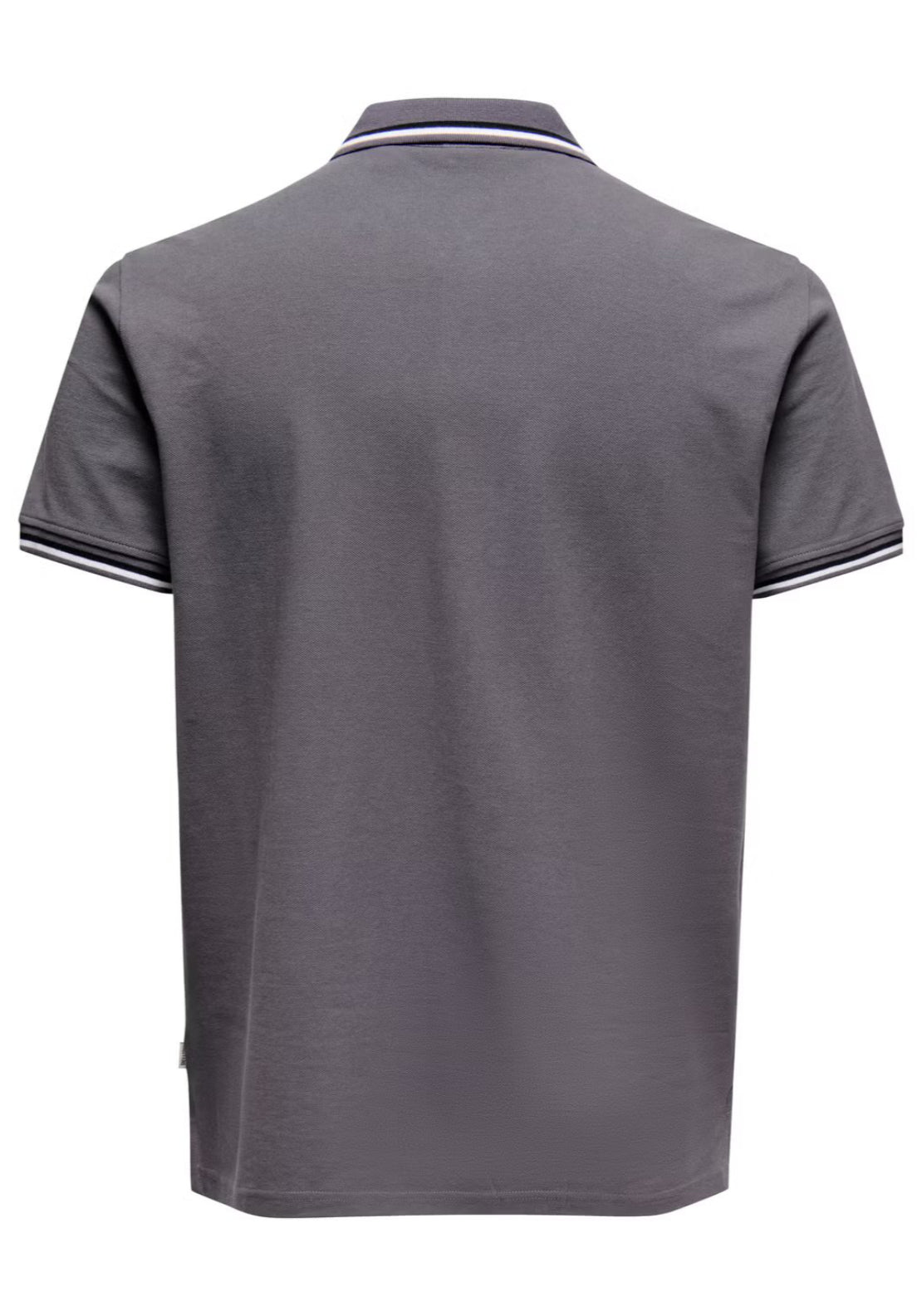 Only & Sons Fletcher Cotton Polo - Rabbit 7 Shaws Department Stores