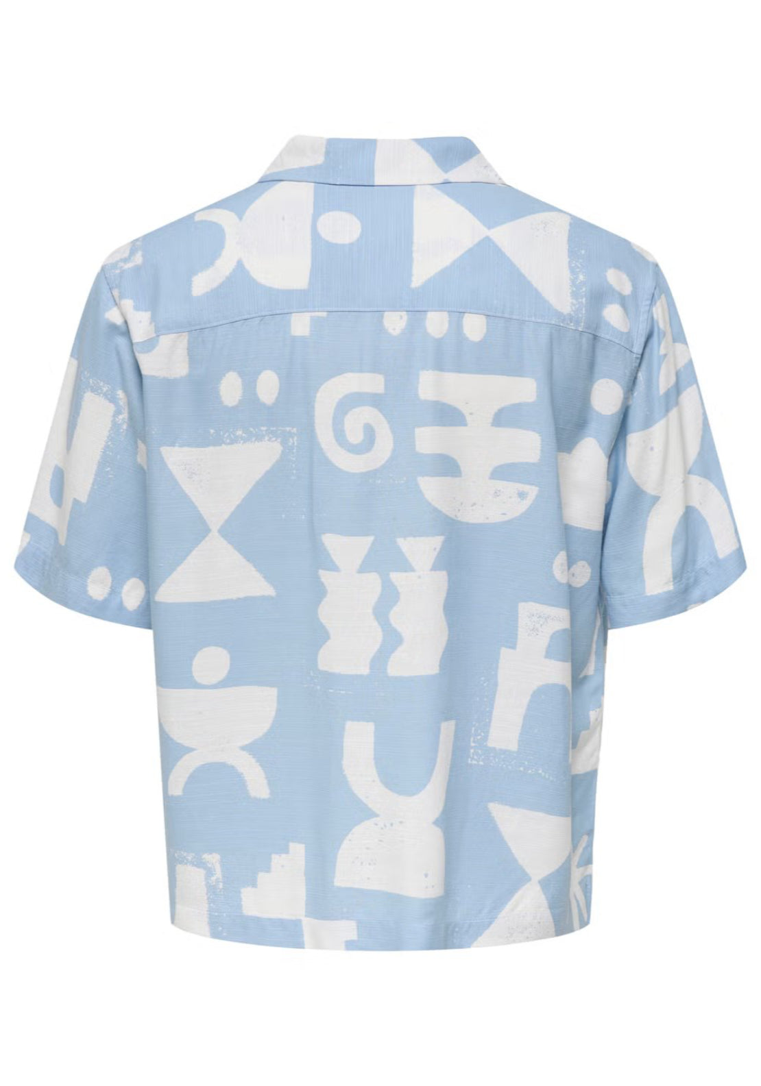 Only & Sons Harvi Resort Shirt - Blue Fog 7 Shaws Department Stores