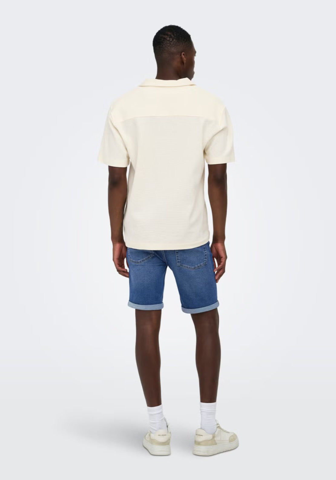 Only & Sons Kosta Shirt - Antique White 2 Shaws Department Stores