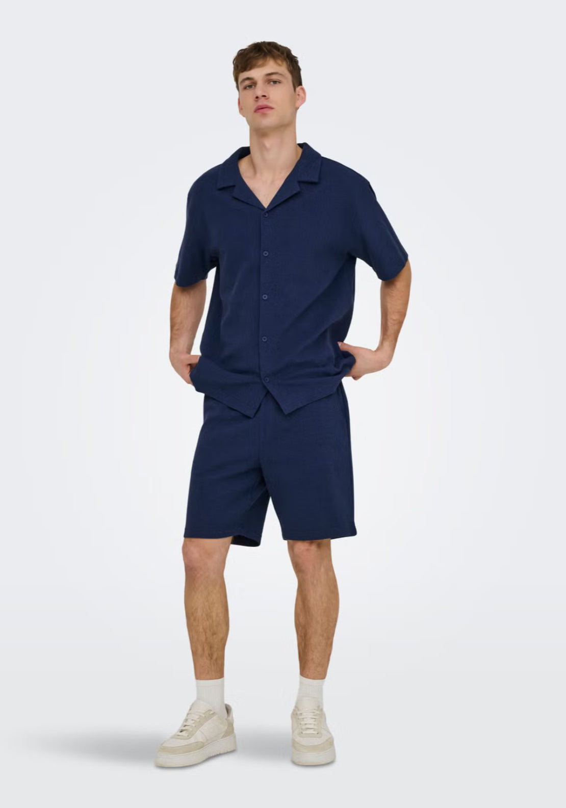Only & Sons Kosta Shirt - Naval Academy 5 Shaws Department Stores