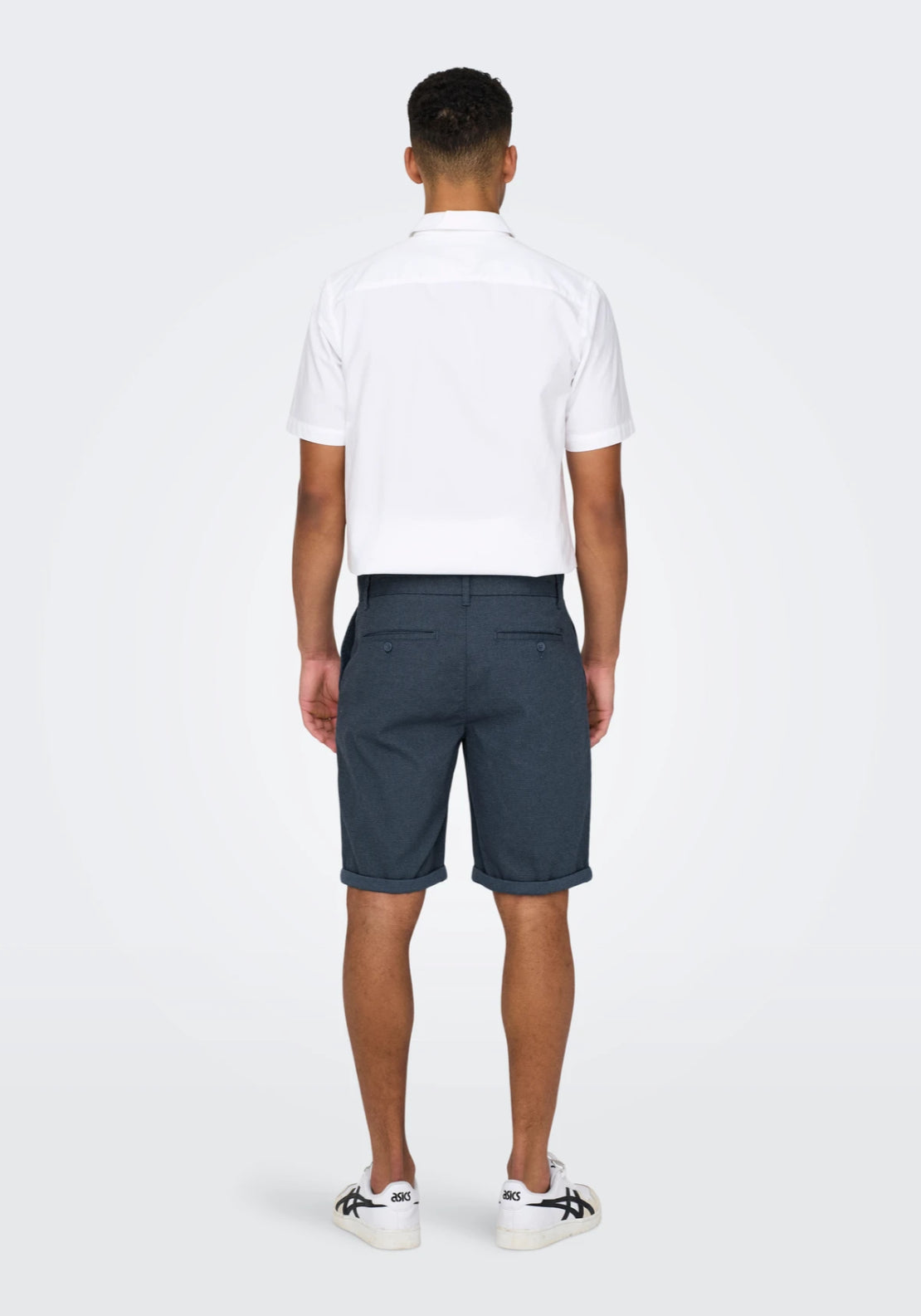 Only & Sons Peter Regular Fit Shorts - Bering Sea 2 Shaws Department Stores
