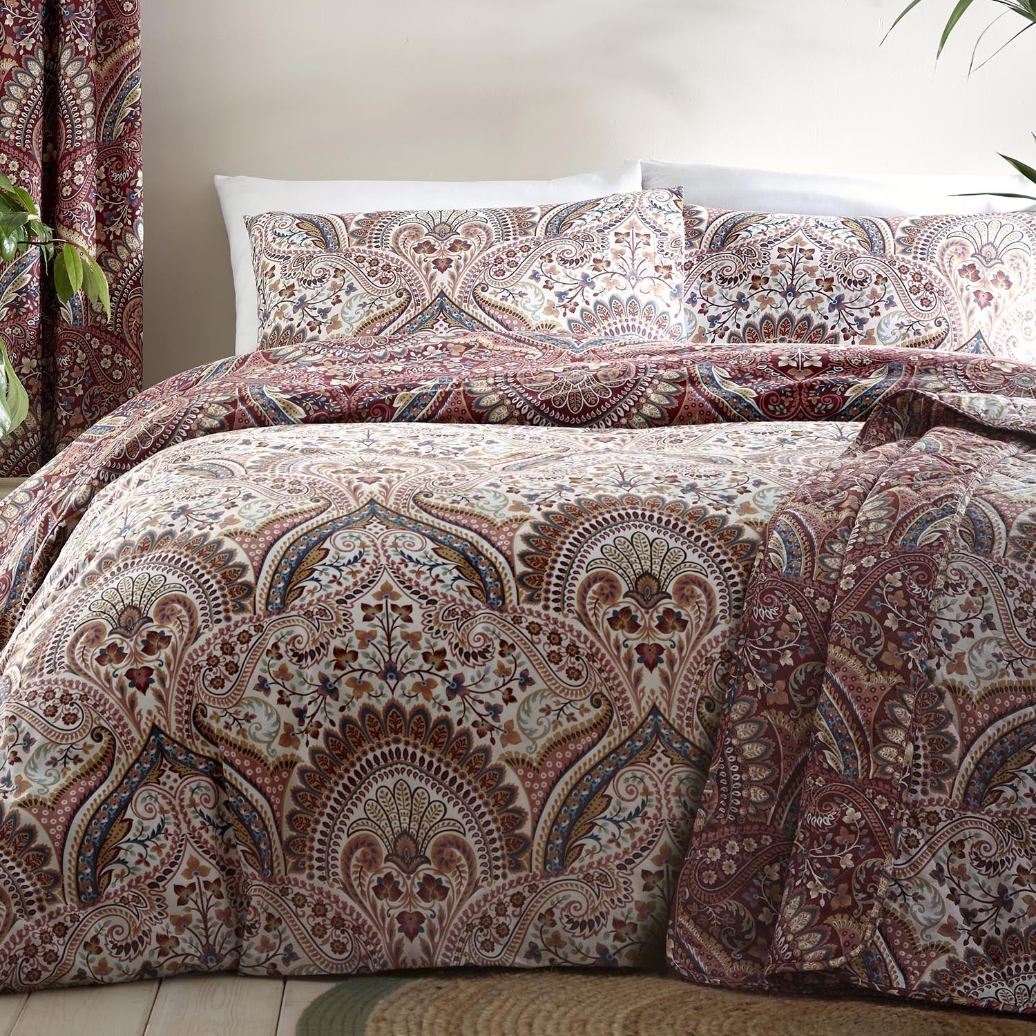The Home Collection Paisley Duvet Cover Set 5 Shaws Department Stores