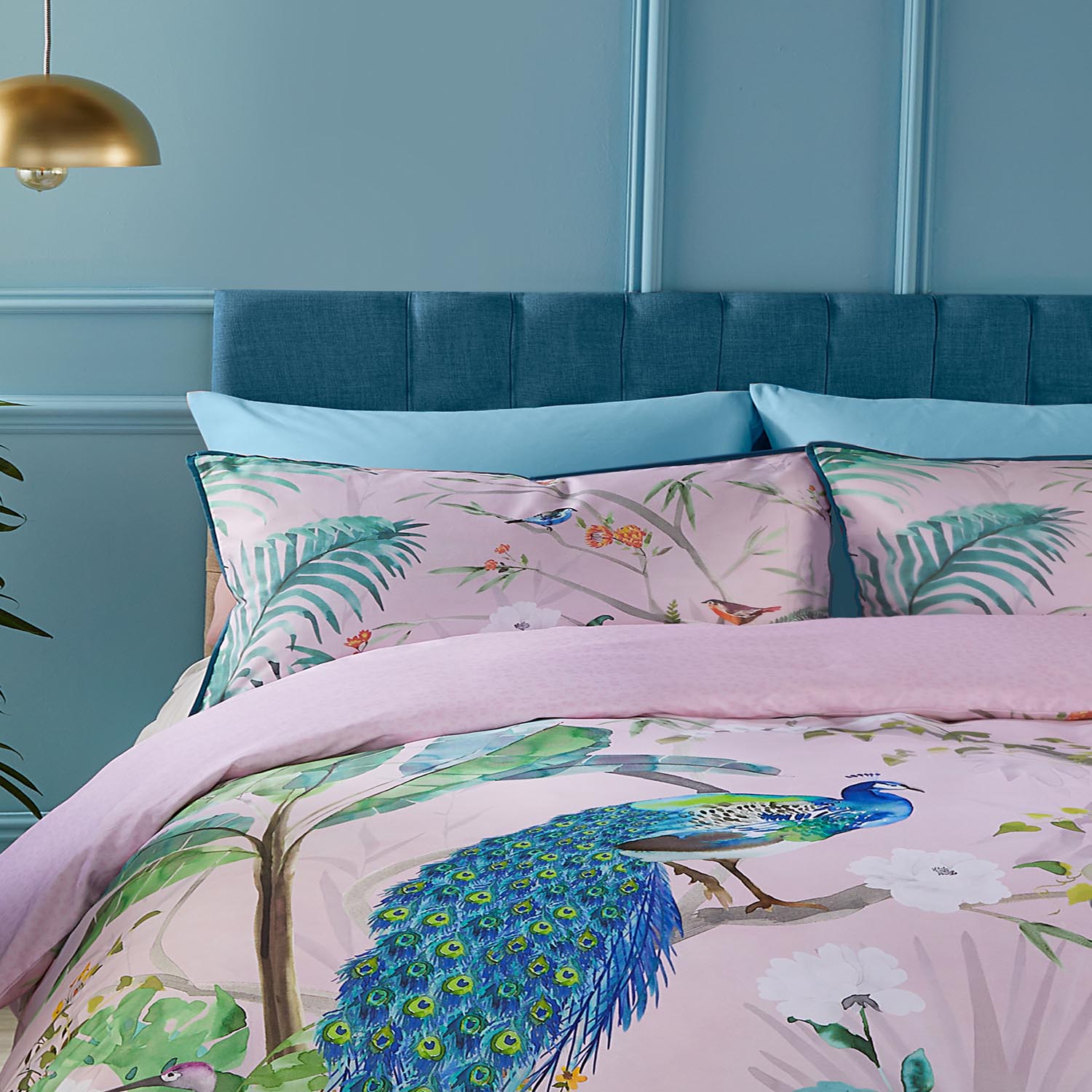 Heather And Ferne Paradisio Pink Duvet Cover Set 3 Shaws Department Stores