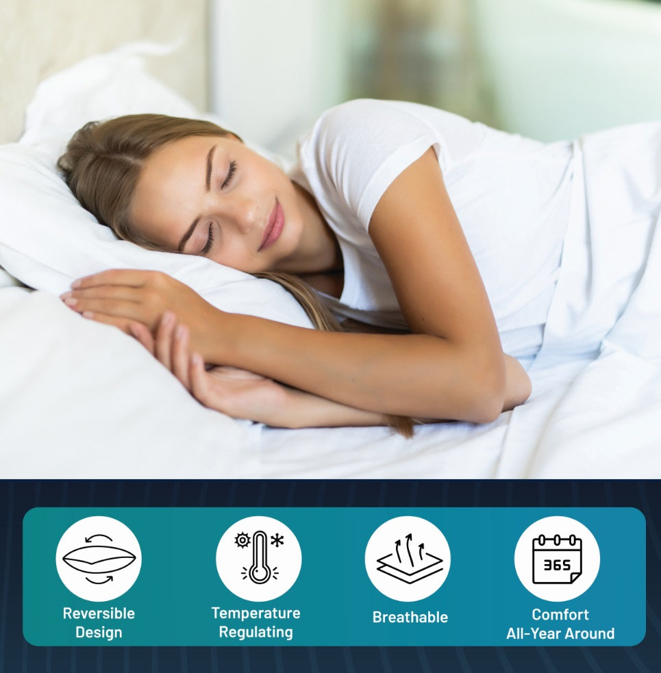 The Home Collection 2 In 1 Temperature Regulating Pillow 2 Shaws Department Stores