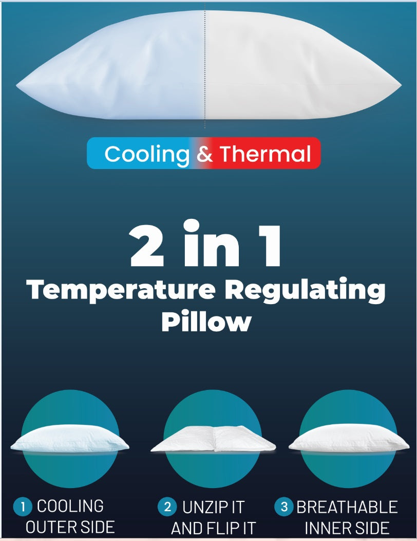 The Home Collection 2 In 1 Temperature Regulating Pillow 1 Shaws Department Stores