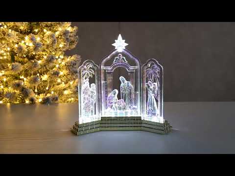 LED Nativity Scene