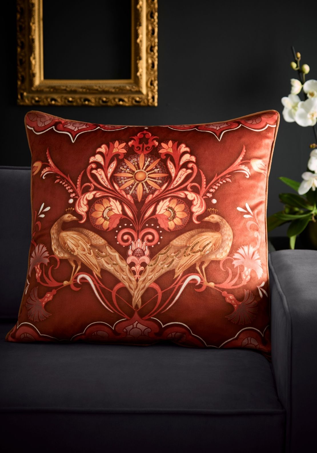 Laurence Llewelyn-bowen Veritas Filled Cushion - Spice 1 Shaws Department Stores