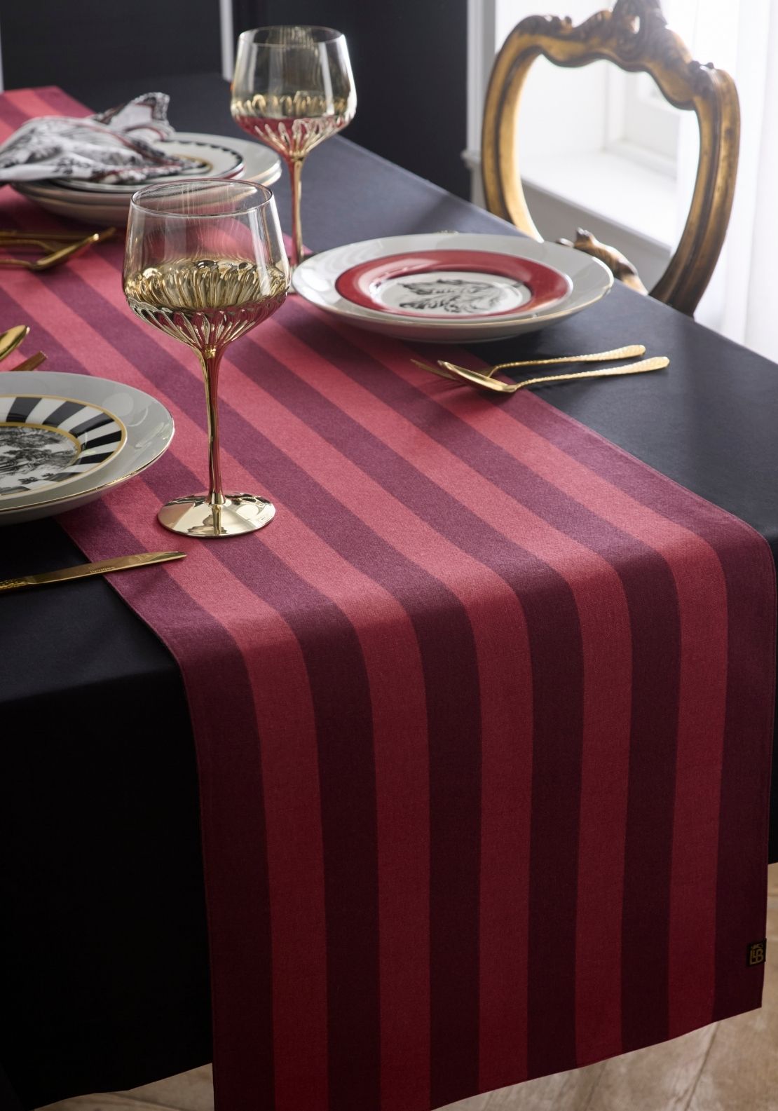 Laurence Llewelyn-bowen Festivo Table Runner - Red 1 Shaws Department Stores