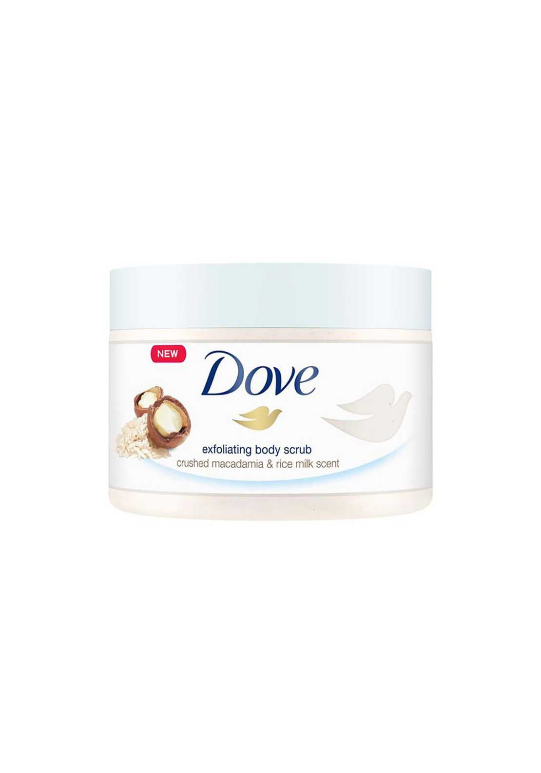 Dove Exfoliating Body Scrub Crushed Macadamia & Rice Milk Body Scrub 1 Shaws Department Stores