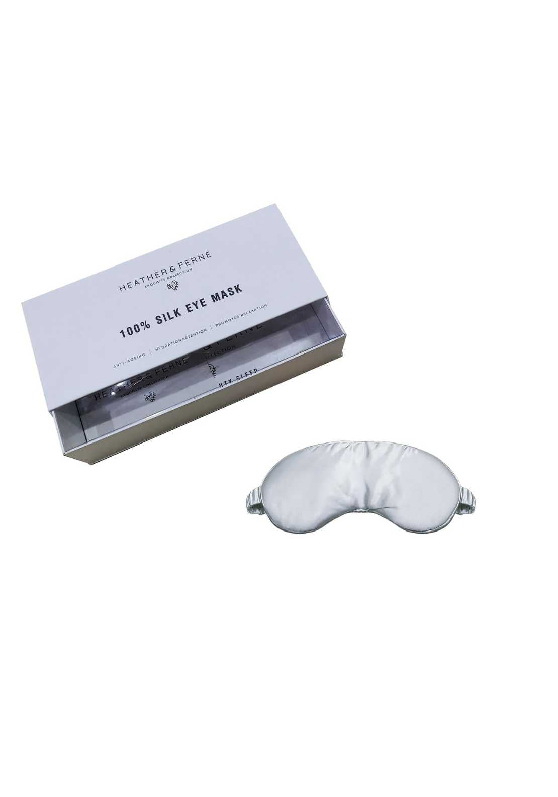 Heather & Ferne Luxury 100% Mulberry Silk 19mm Eyemask 1 Shaws Department Stores