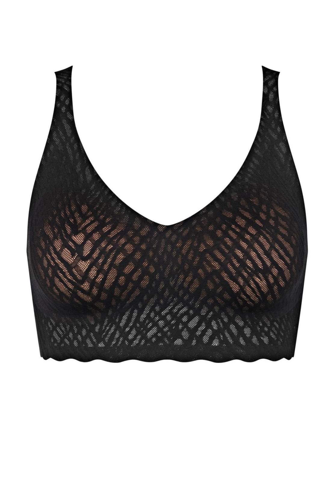 Sloggi Zero feel bliss bralette - Black 1 Shaws Department Stores