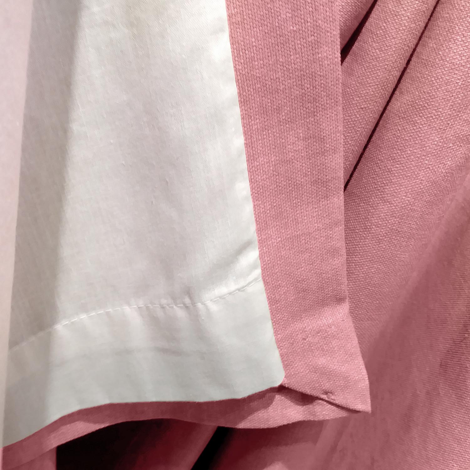 The Home Luxury Collection Bonne Lined Eyelet Curtains - Blush 4 Shaws Department Stores
