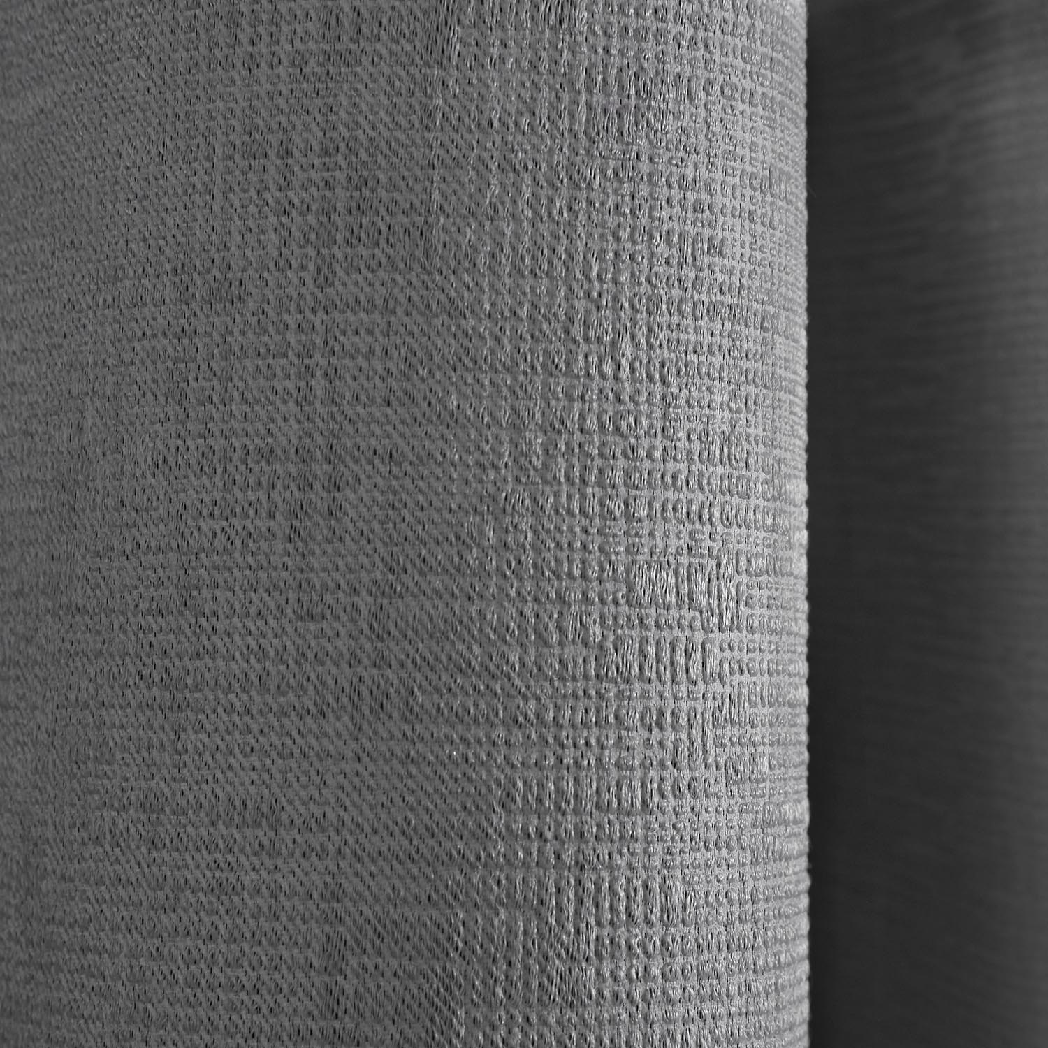 Home Collection Luna Luna Dim Out Eyelet Curtains - Silver 5 Shaws Department Stores