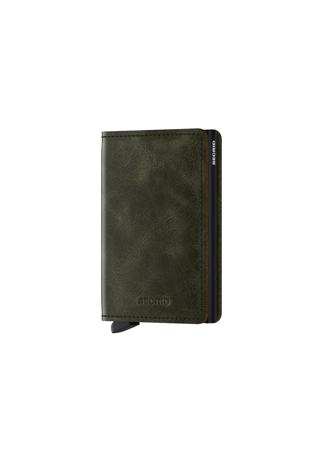 Secrid Slim Vintage Wallet - Olive/Black 1 Shaws Department Stores