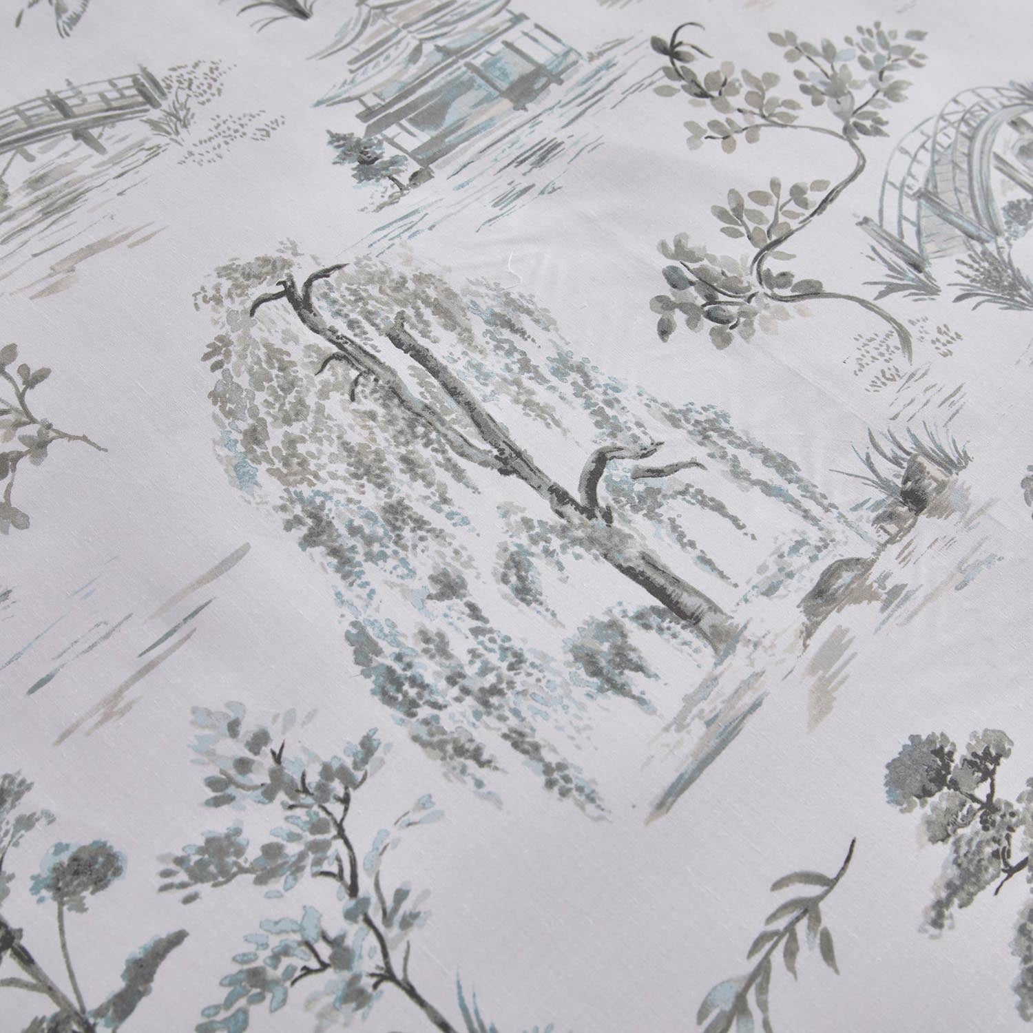 The Home Collection Toile Grey Duvet Cover Set 5 Shaws Department Stores