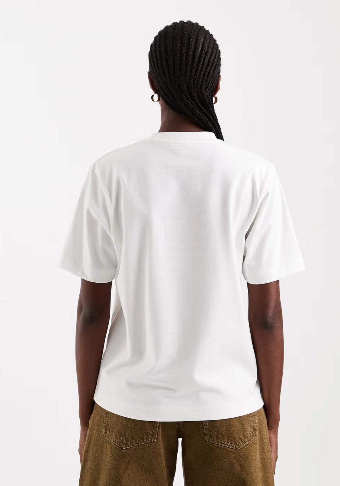 Boel Short Sleeve Graphic Lace Tee - White