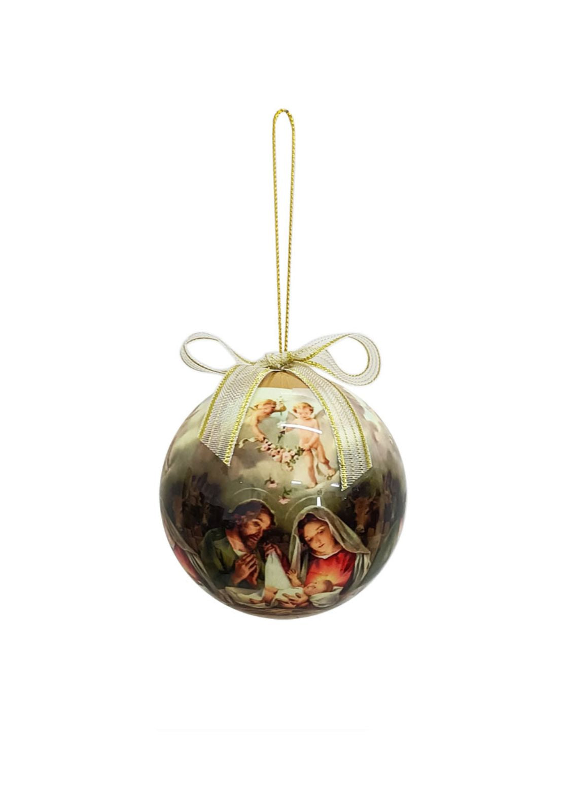 The Home Christmas Nativity Baubles Set of 4 - Multi 4 Shaws Department Stores