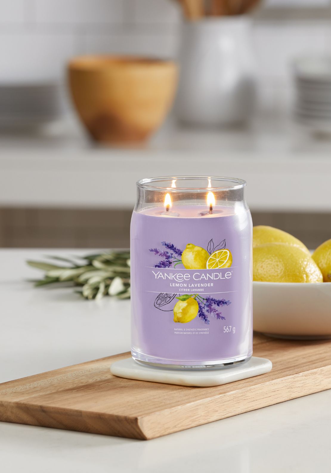 Yankee Candles Yankee Candle Signature Large Jar Lemon 2 Shaws Department Stores