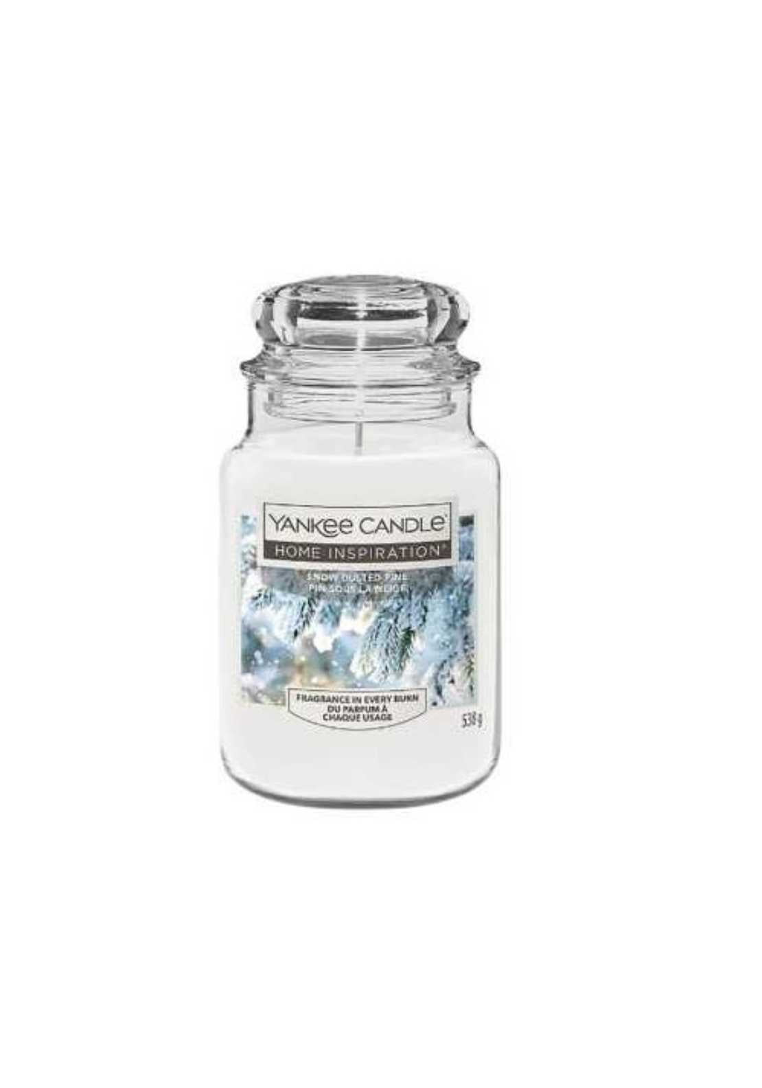 Yankee Candle Snow Dusted Pine Large Candle 1 Shaws Department Stores