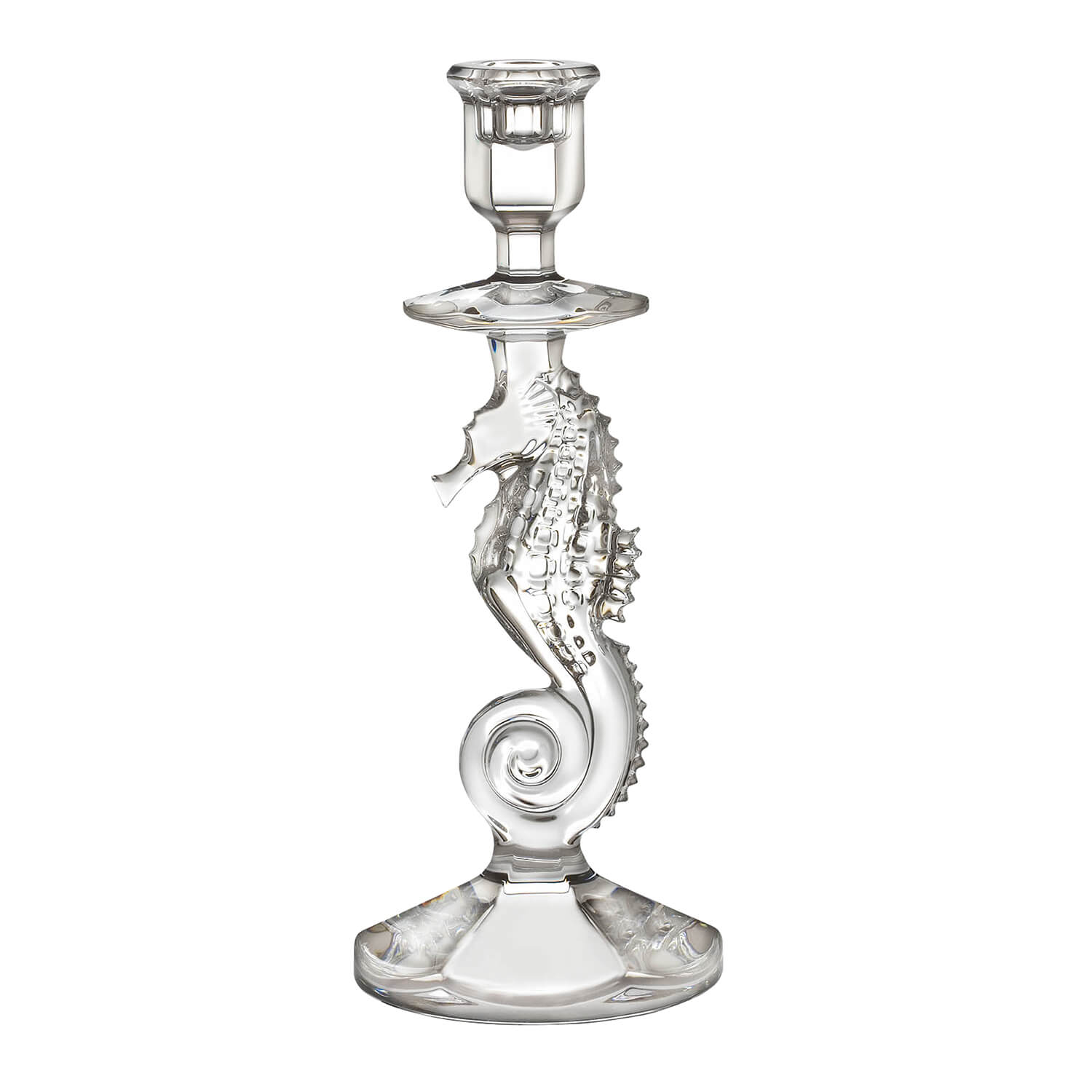 Waterford Crystal Prestige Seahorse Candlestick 1 Shaws Department Stores