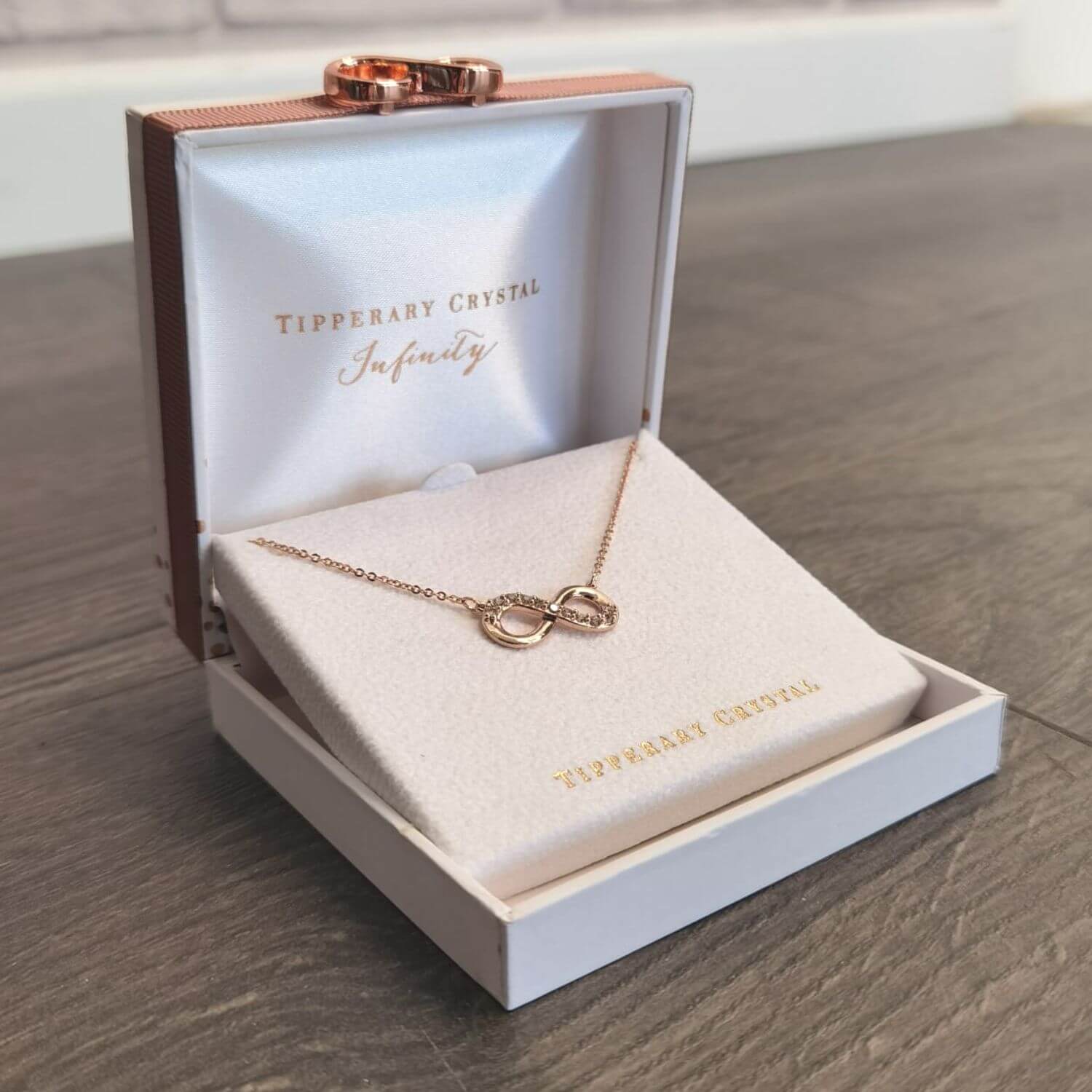 Tipperary Jewellery Part Stone Set Infinity Pendant 2 Shaws Department Stores